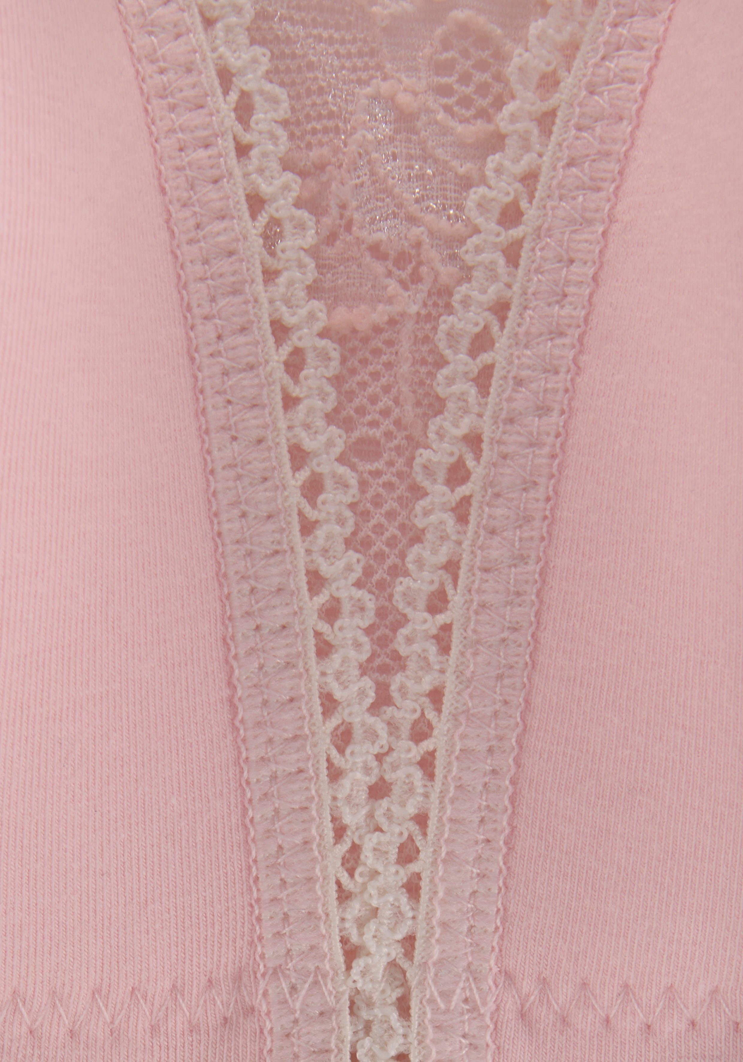 Petite fleur Soft-bh zonder beugels met kanten details (Set van 2)