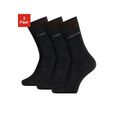 calvin klein sokken voor werk en vrije tijd (3 paar) zwart