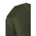 lascana shirt met korte mouwen met uitsparingen bij de schouders groen
