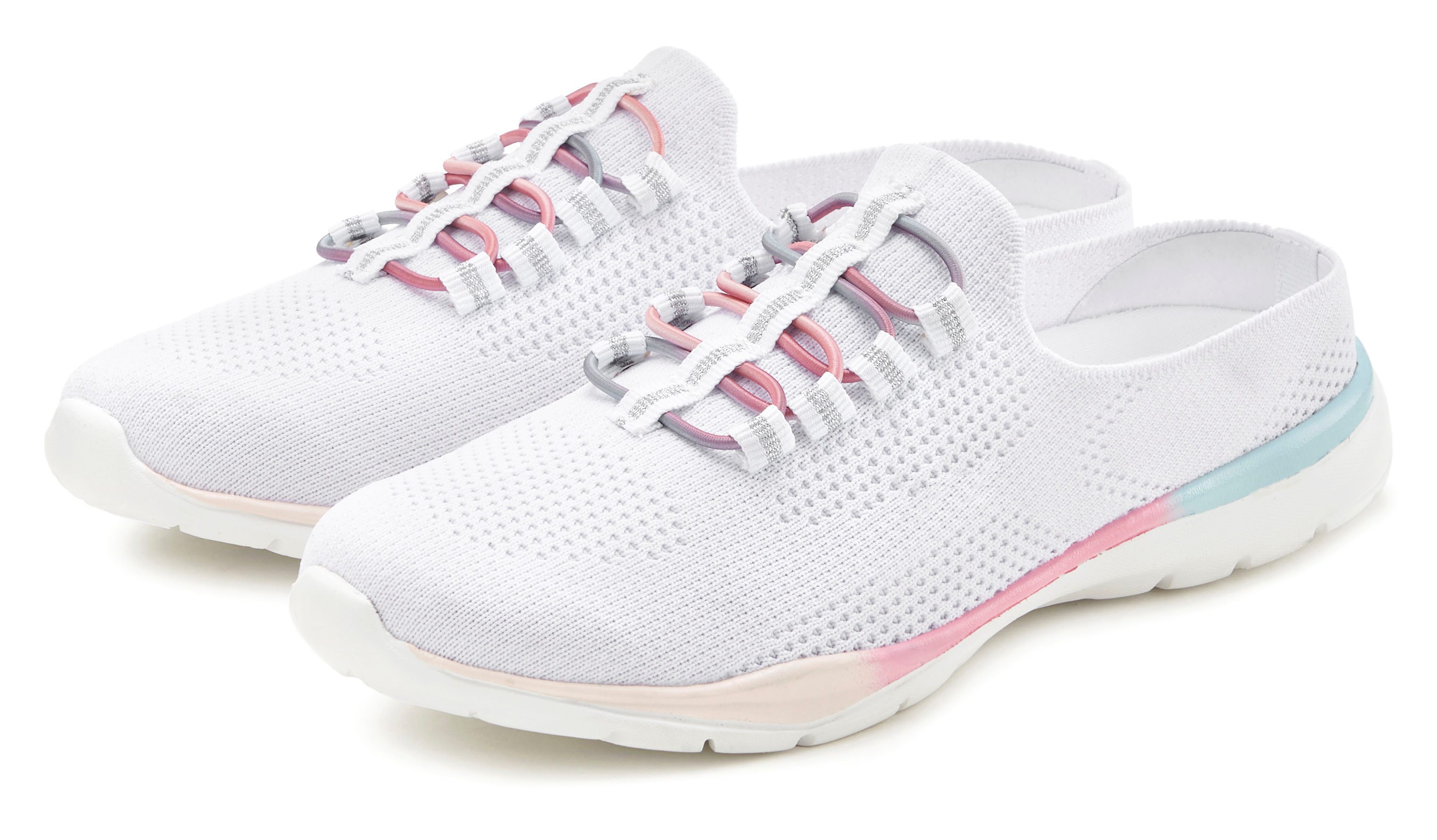 active by Lascana Slip-on sneakers voor instappen, ultralicht, sabotschoen, clog, vrijetijdsschoen vegan
