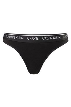 calvin klein string ck one cotton met modieuze logoband zwart