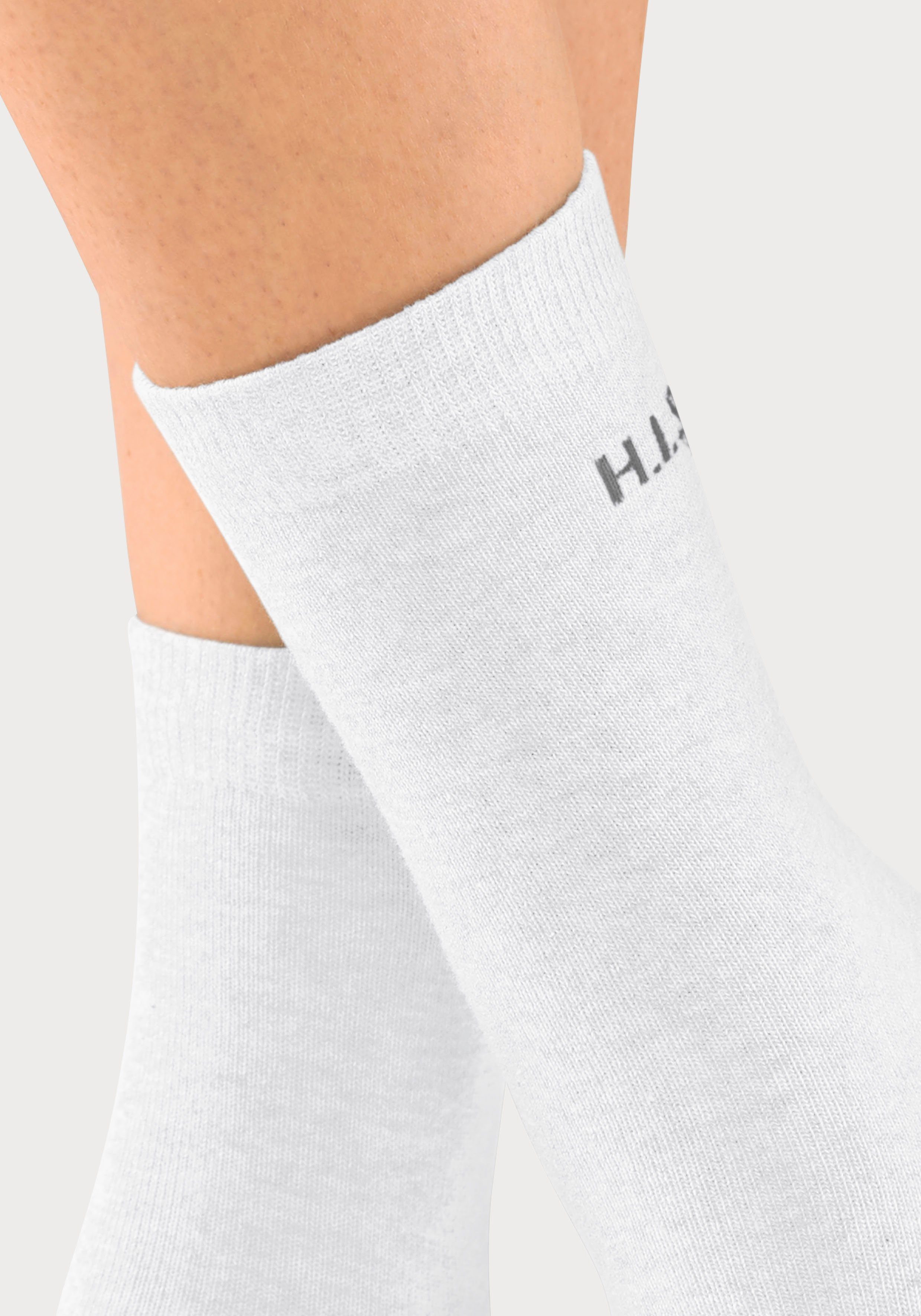 H.I.S Sokken met ingebreid logo (set, 16 paar)