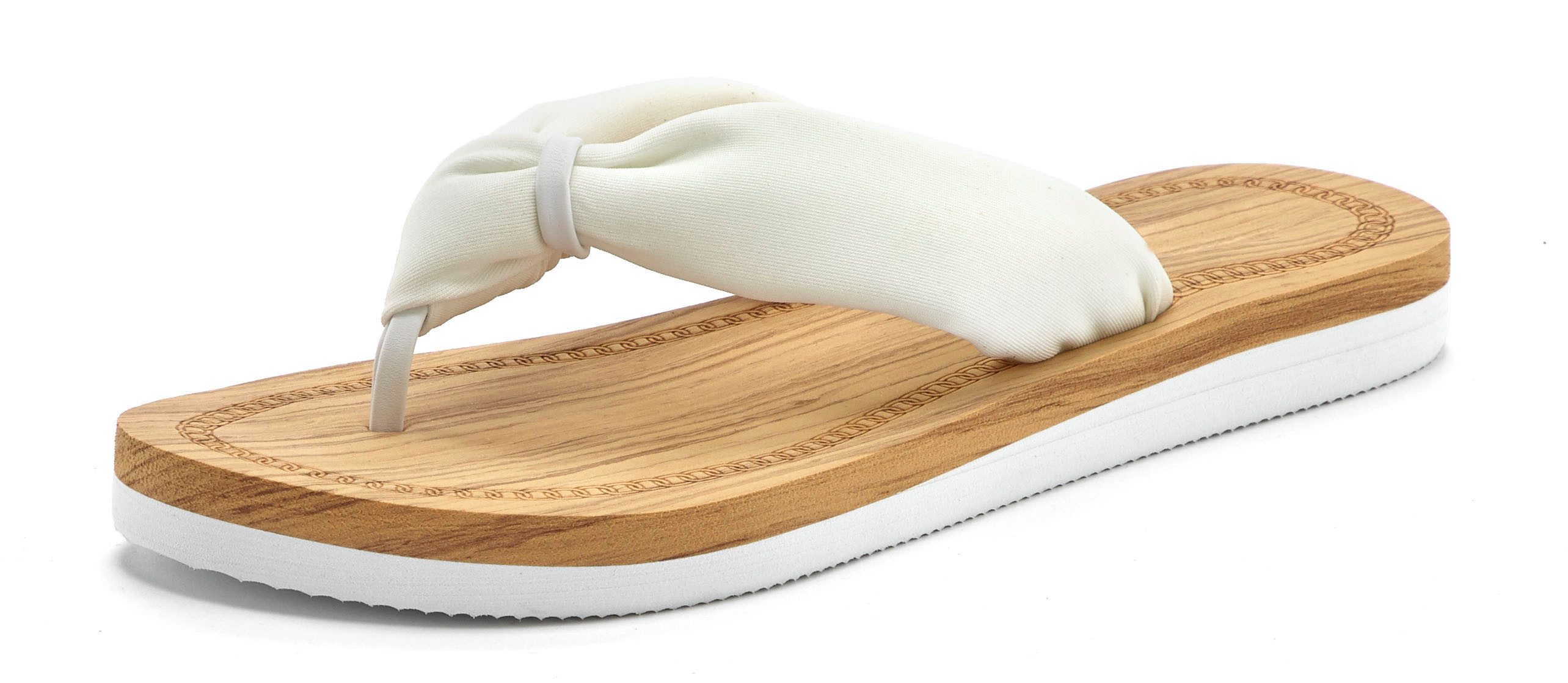 Elbsand Badslippers Sandaal, pantoletten, badschoen ultralicht VEGAN slippers maat 35 wit