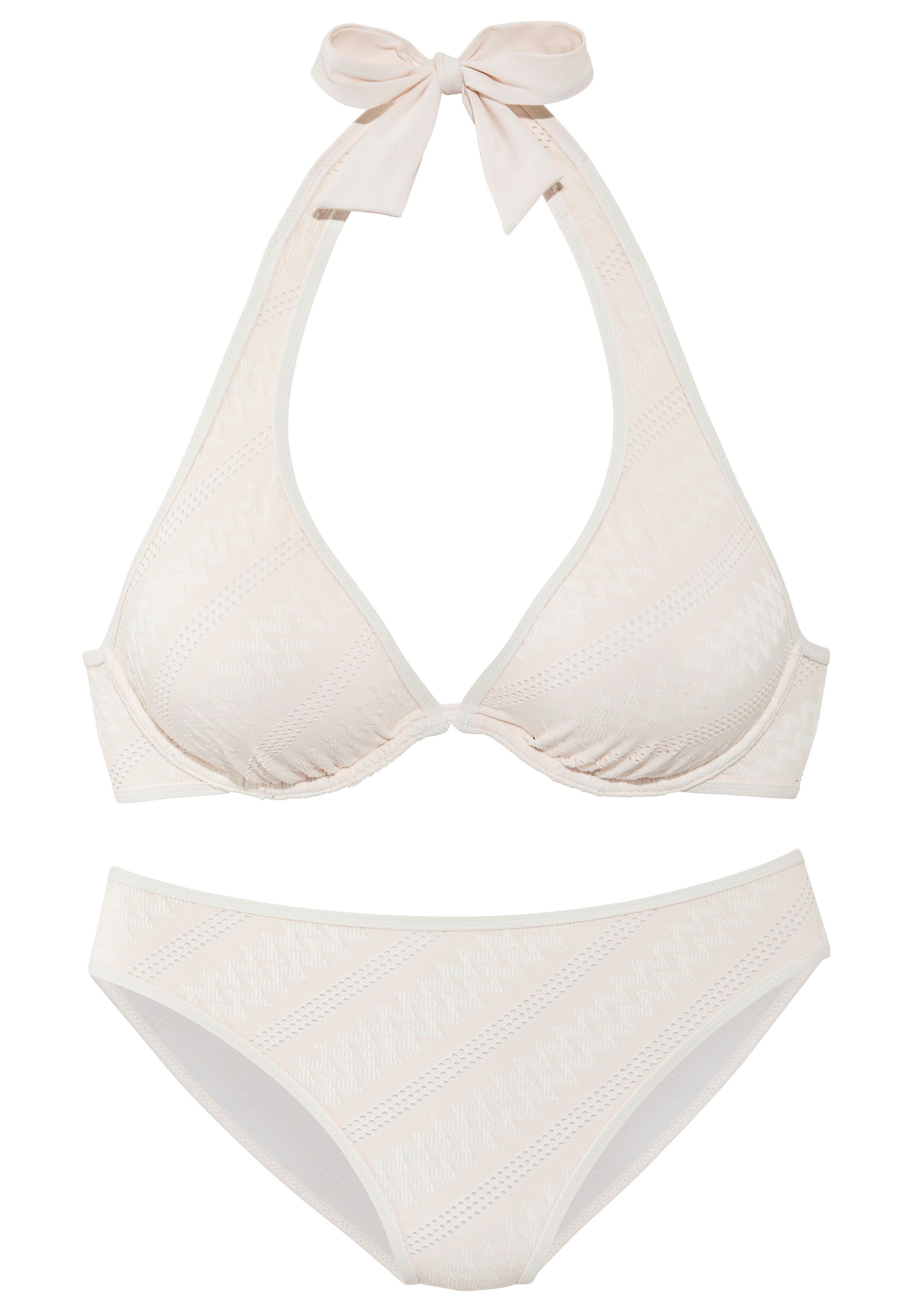 s.Oliver RED LABEL Beachwear Beugelbikini Naila met structuur (set)