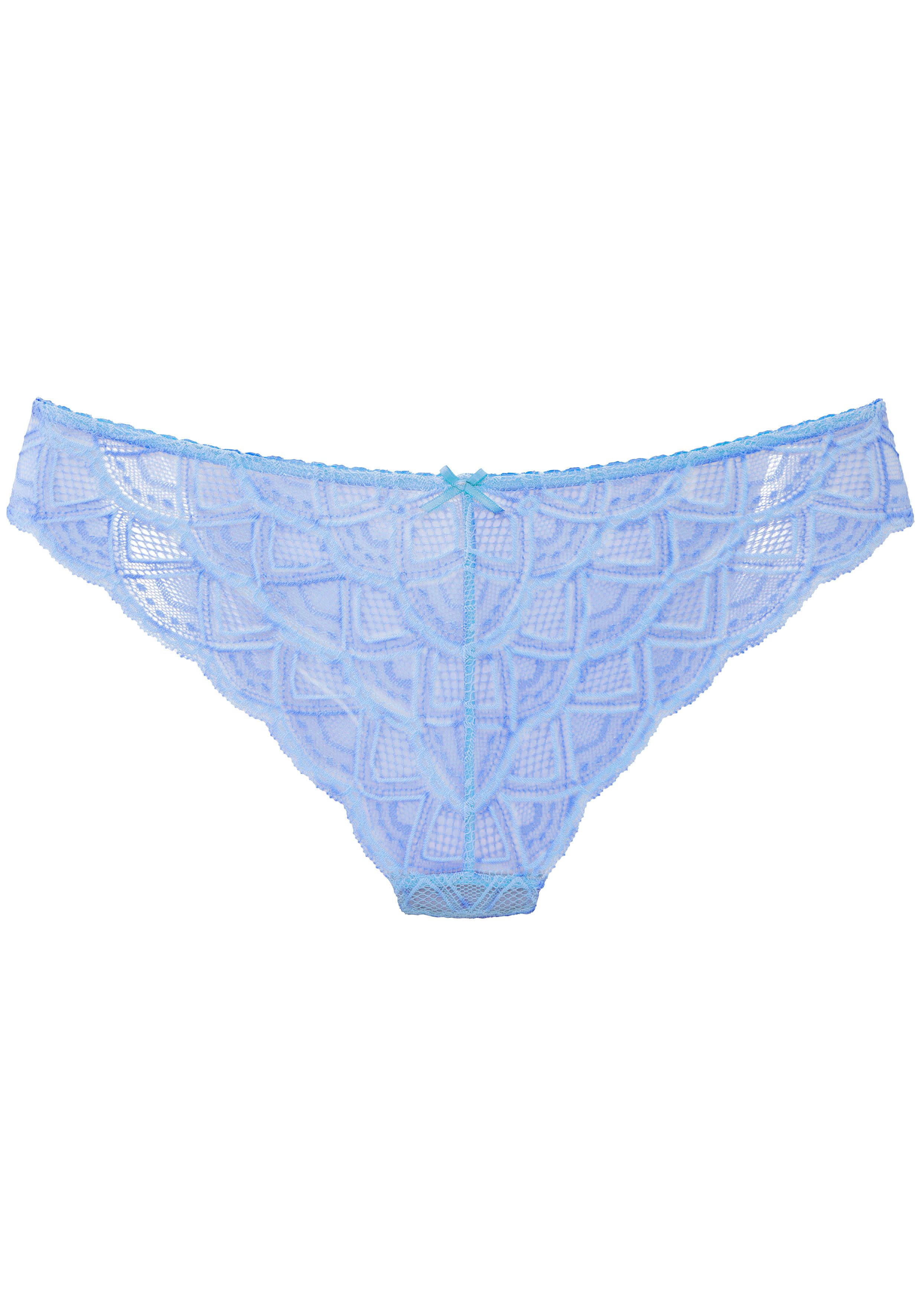Vivance String MIRABELLA rondom van kant strings maat 32/34 blauw