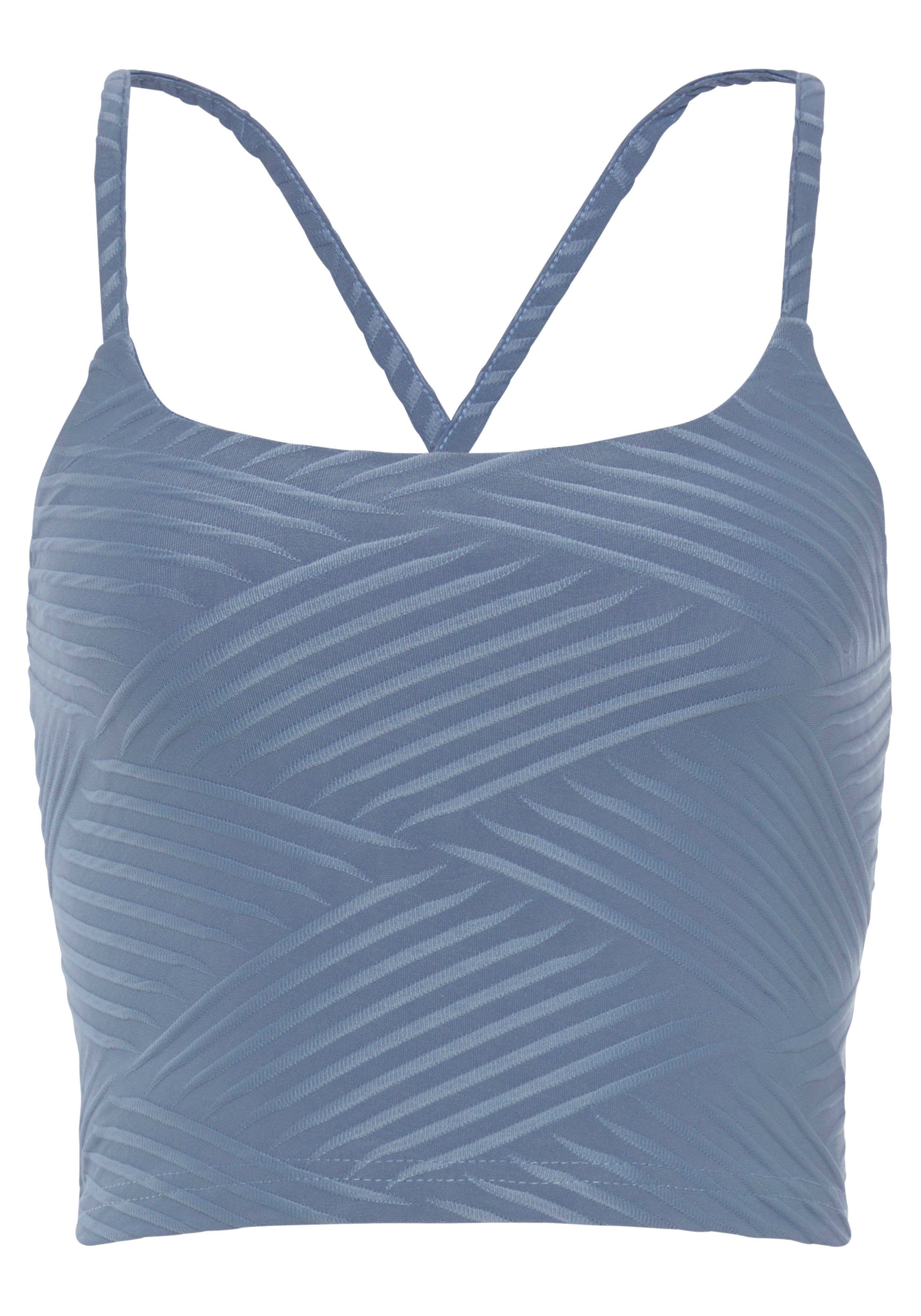 active by Lascana Crop-top met 3d-structuur