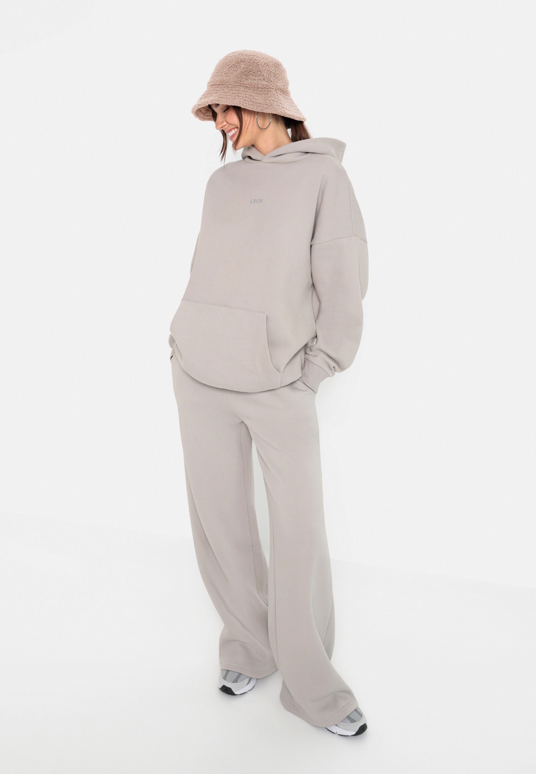 LSCN by LASCANA Vissershoed Outdoorhoed bucket hat van teddy
