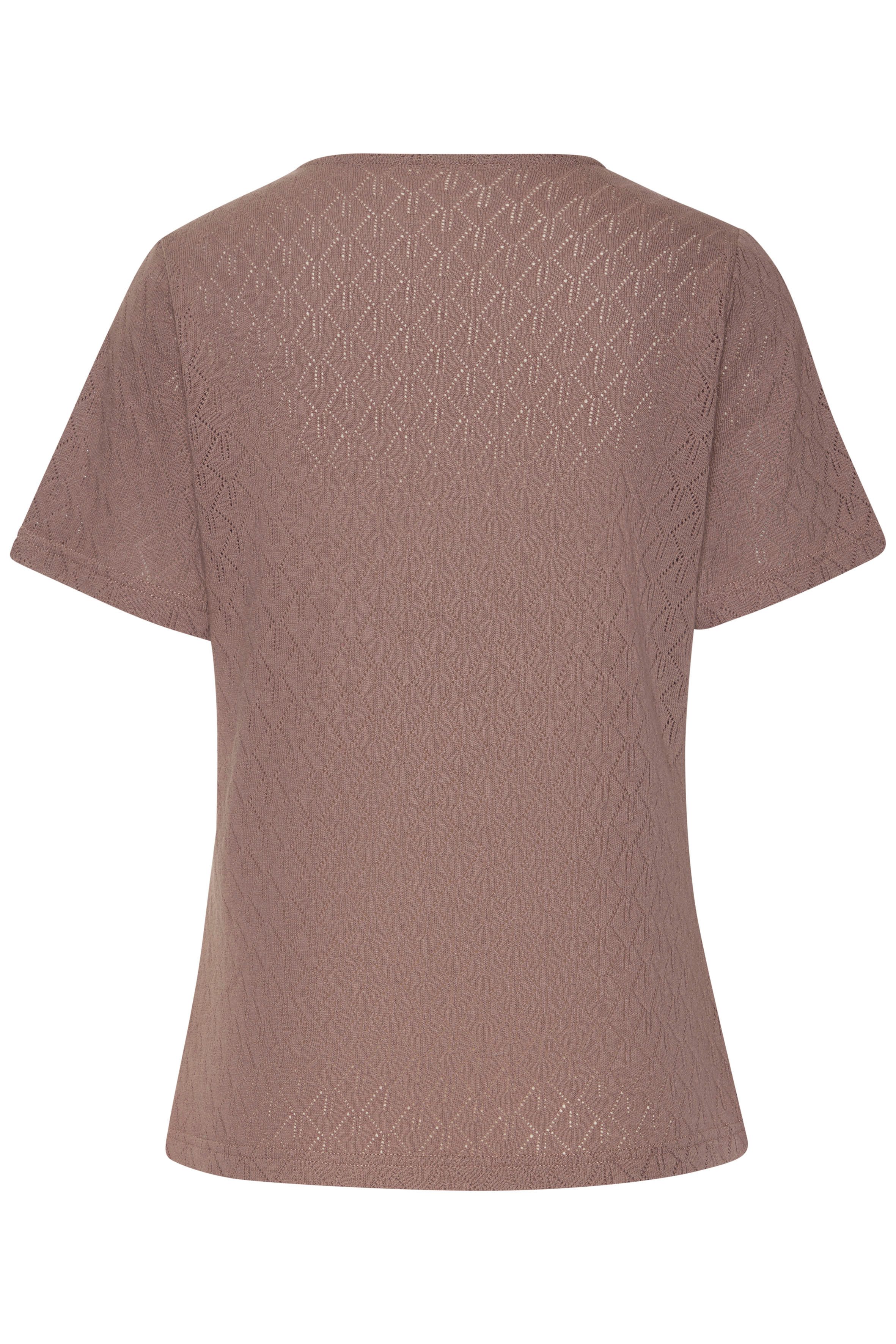 Vivance Shirt met korte mouwen Met modieus ajourpatroon in een zachte katoenkwaliteit