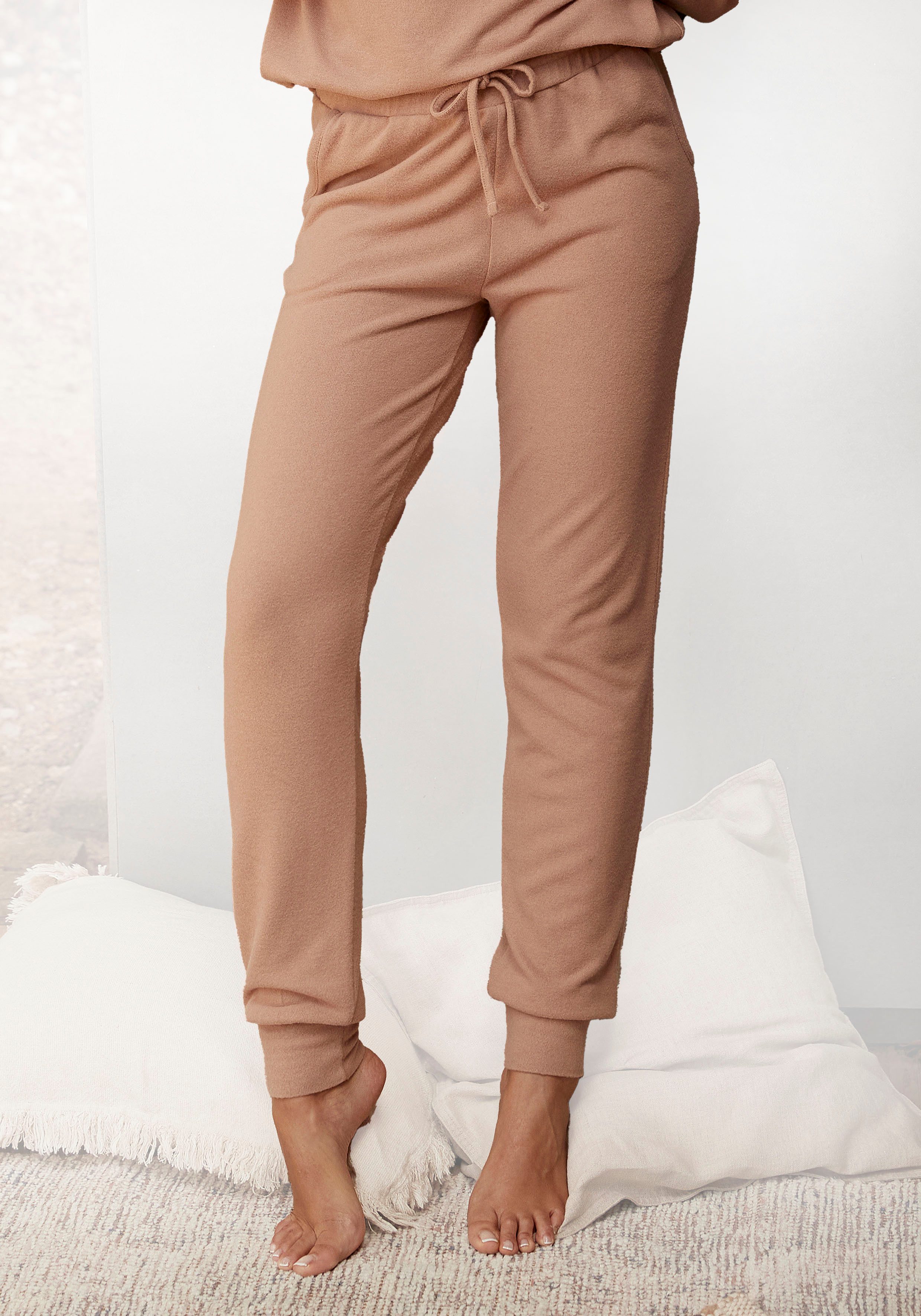 Lascana Loungebroek Relaxbroek met zijzakken