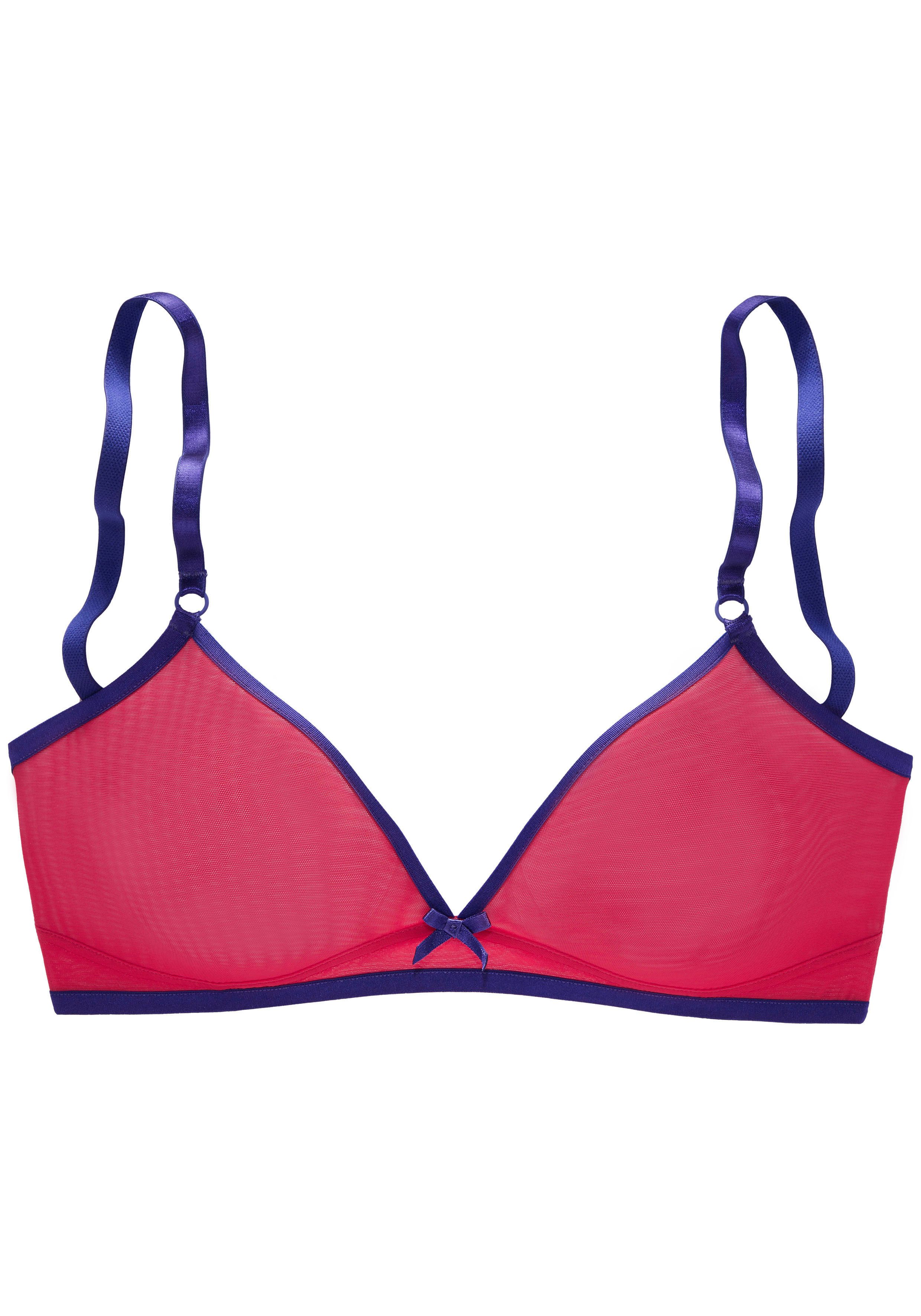 Vivance Bralette-bh zonder beugel van subtiel transparant soft-mesh, sexy lingerie