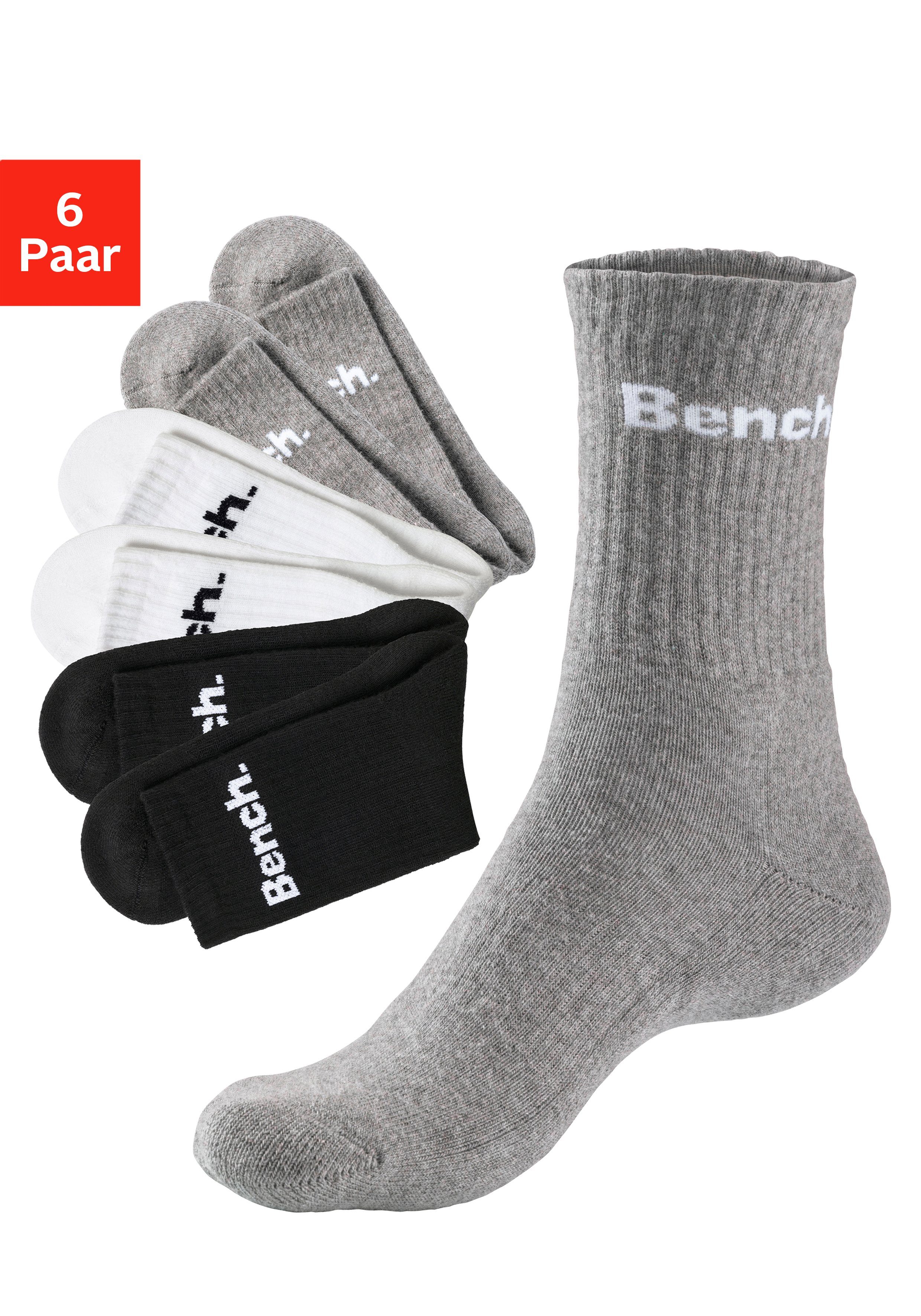 Bench. Tennissokken met voetbekleding (set, 6 paar)