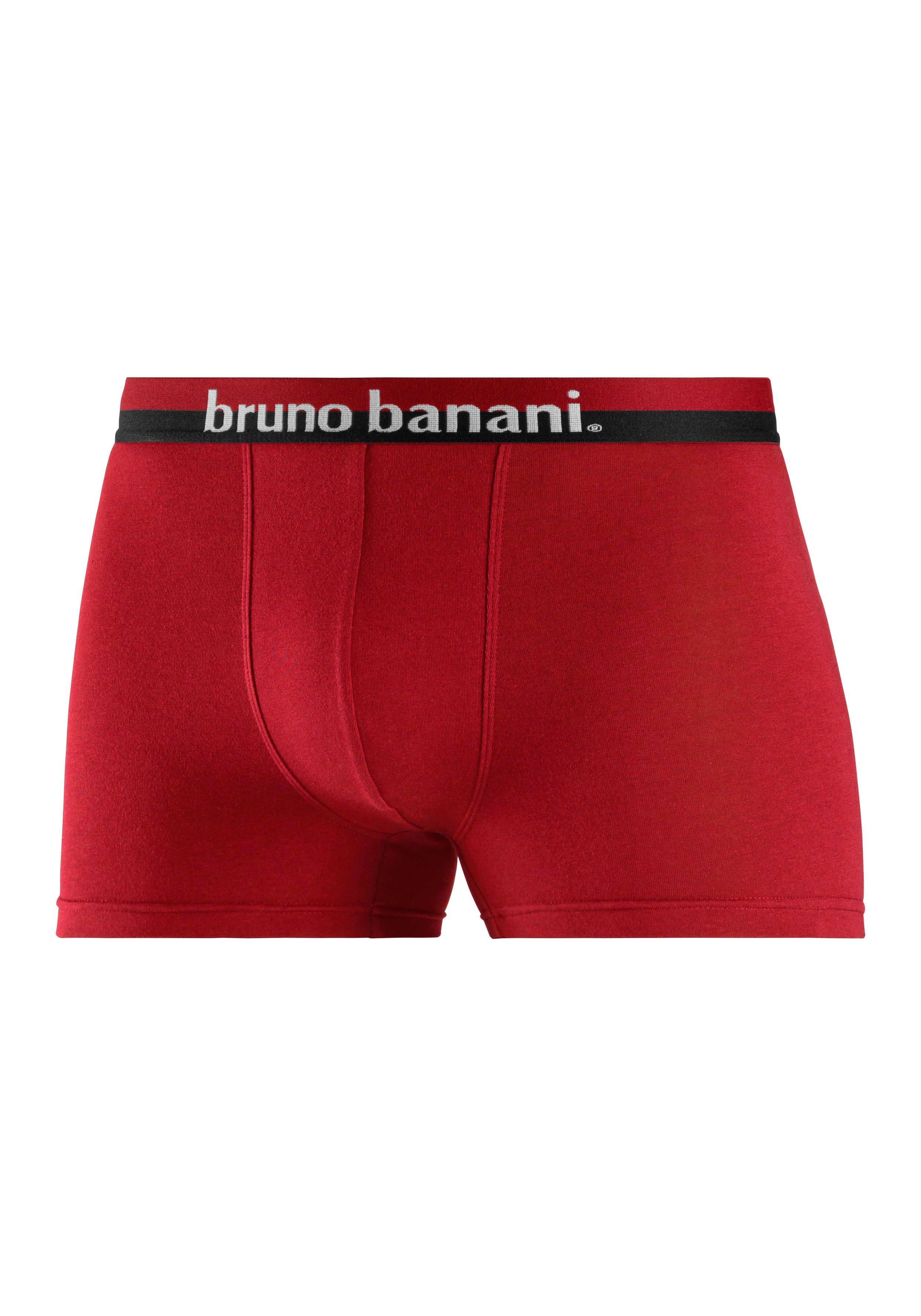 Bruno Banani Boxershort met superieure logoprint op de band (set, 4 stuks)