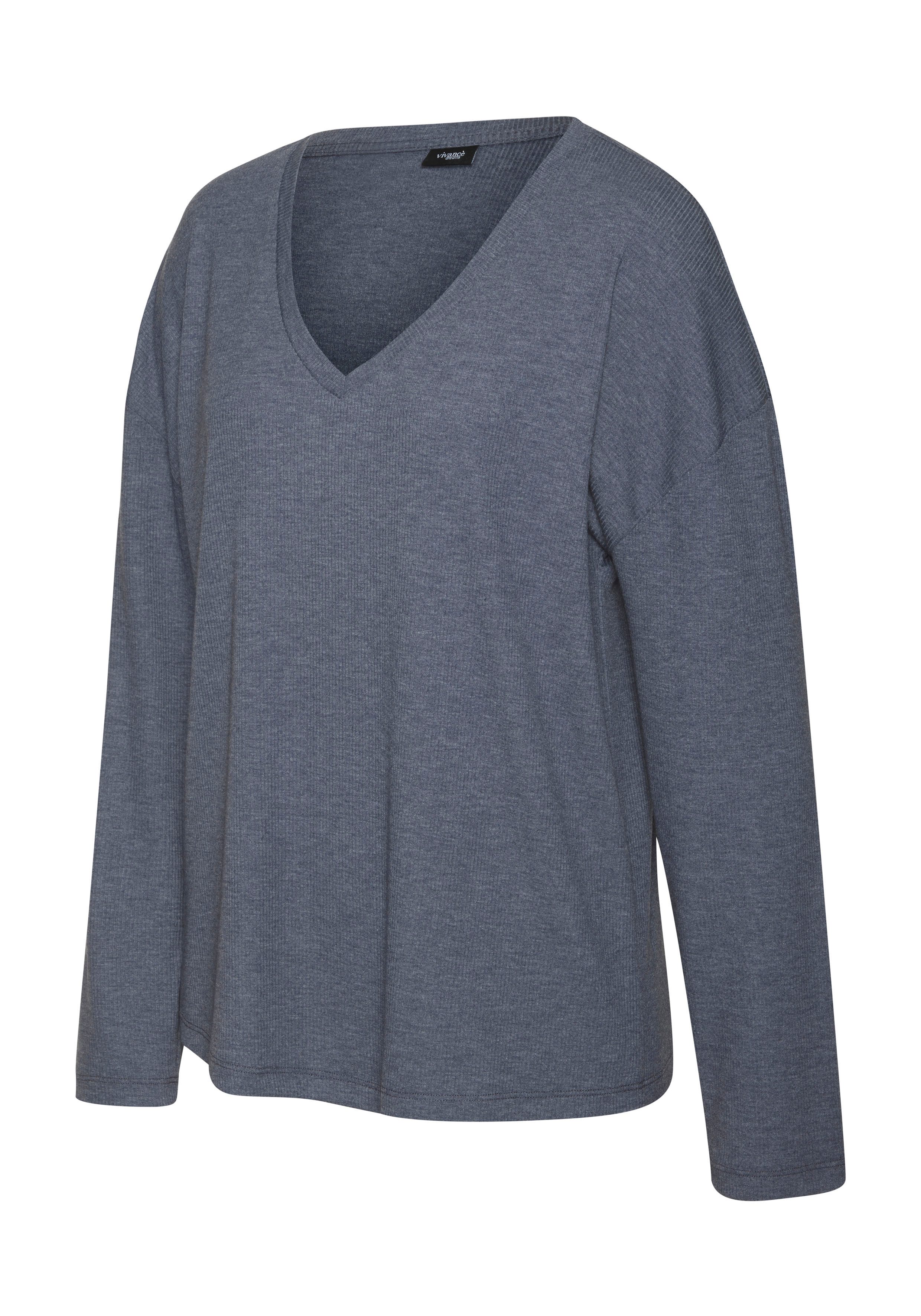 Vivance Dreams Shirt met lange mouwen in zachte ribkwaliteit
