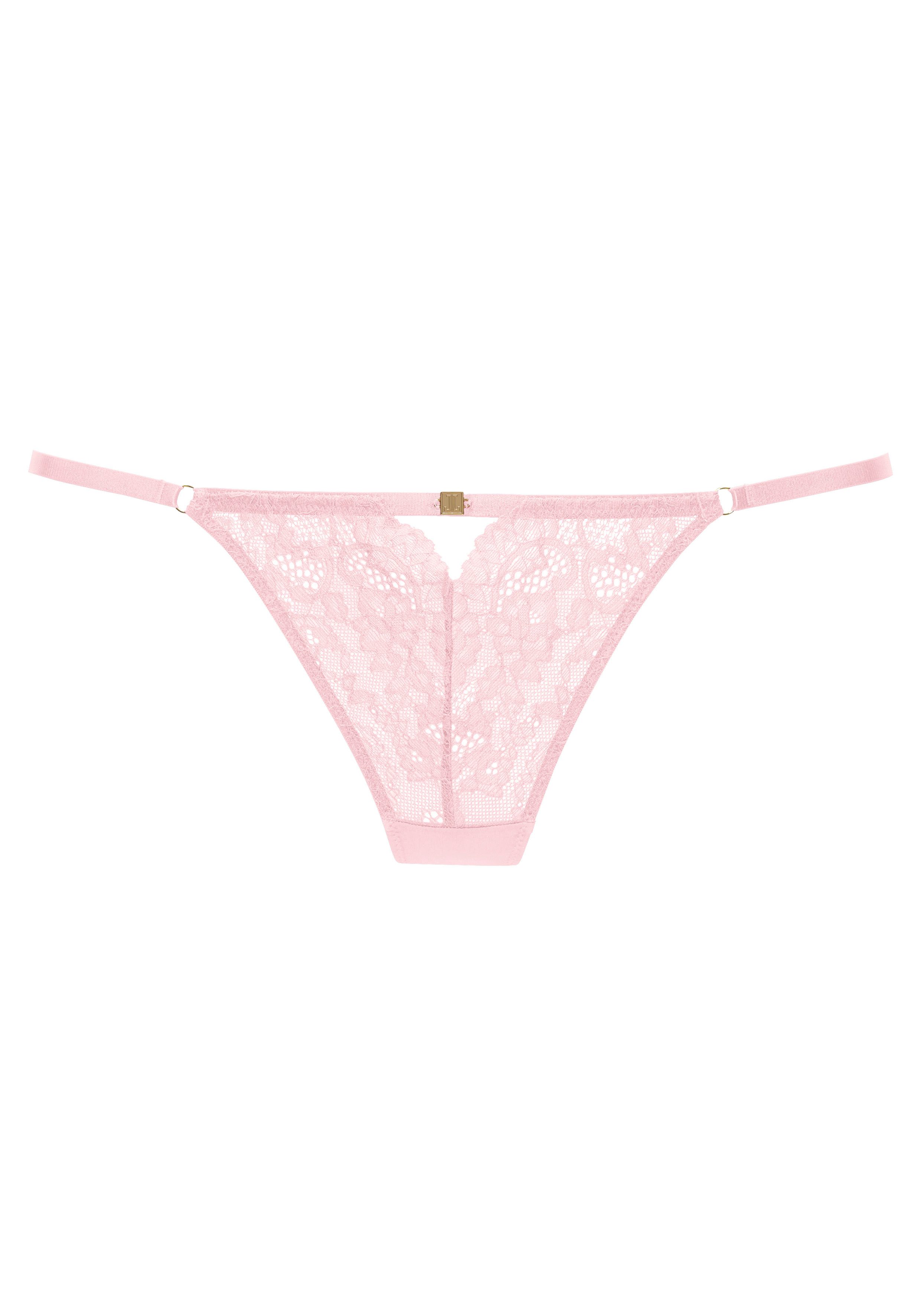 Jette Joop String met verleidelijke vetersluiting strings maat 40/42 roze
