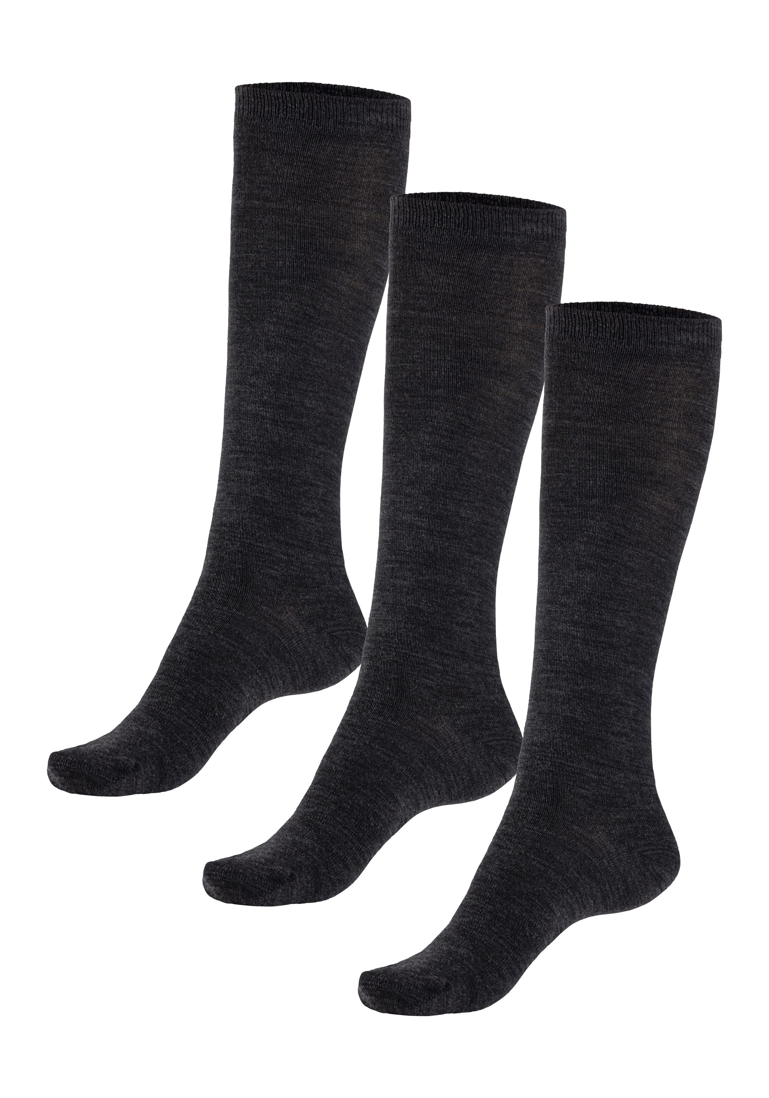 Bench. Kniekousen Dames kniekousen met verwarmende wol (set, 3 paar)