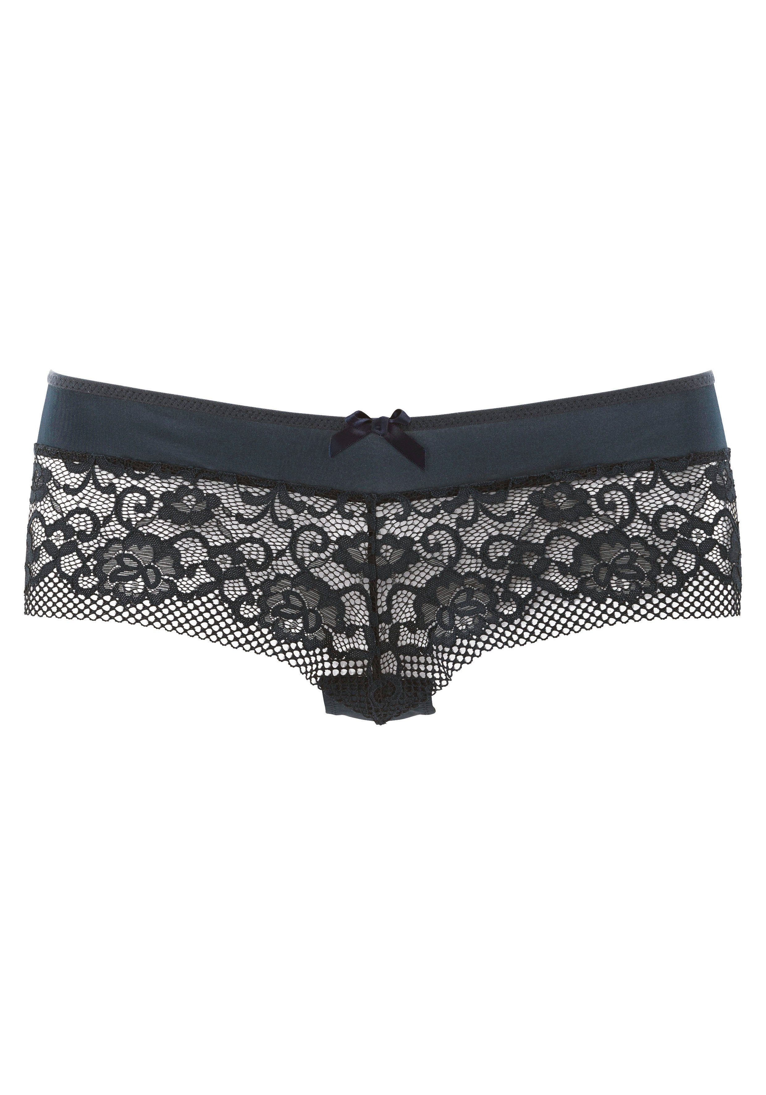 s.Oliver RED LABEL Beachwear Hipster Lisette geheel van mooie kant, dessous hipsters maat 32/34 grijs