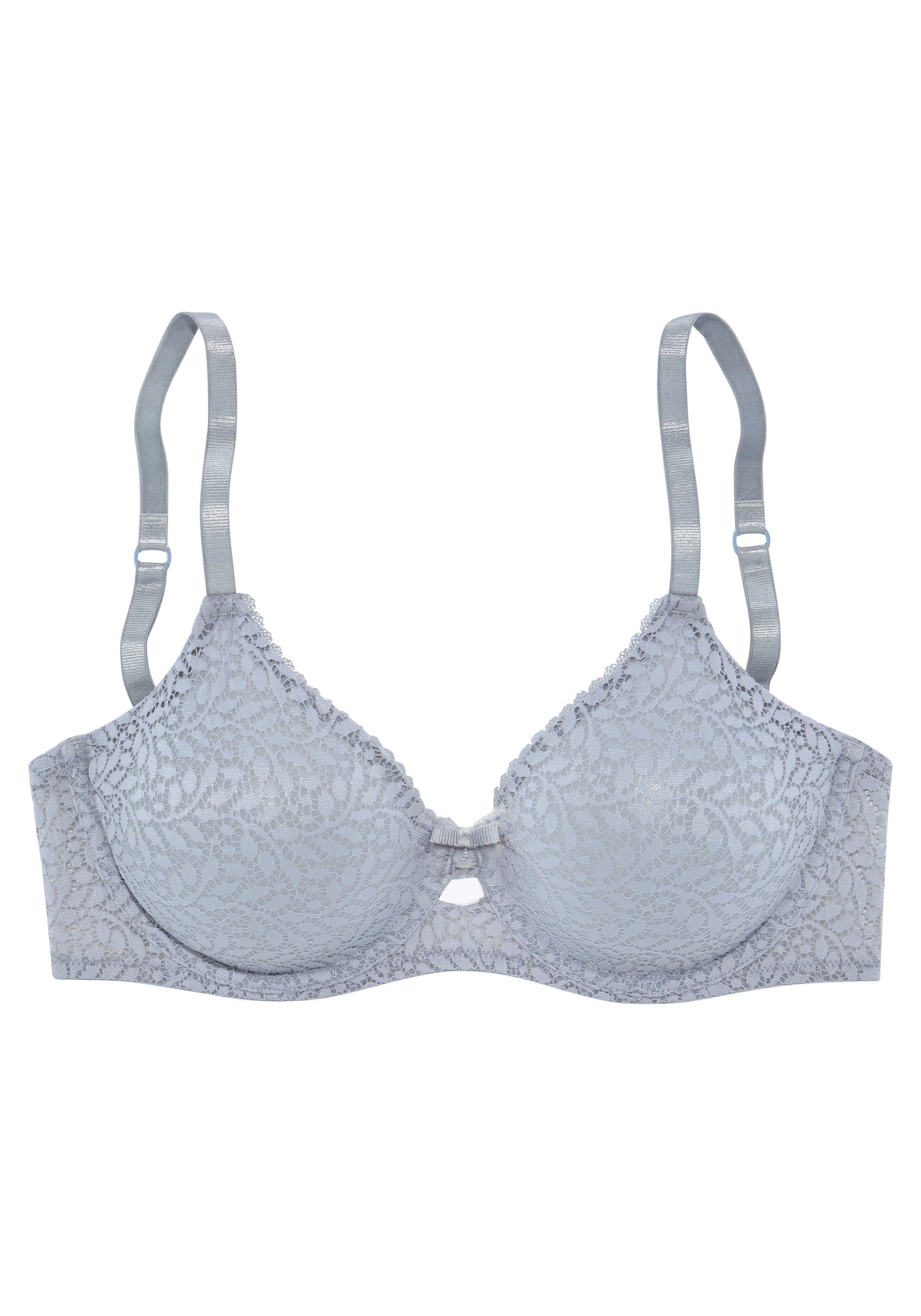 Nuance Minimizer-bh met beugel van licht transparante kant, lingerie