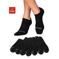active by lascana sneakersokken met voetfrotté (7 paar) zwart