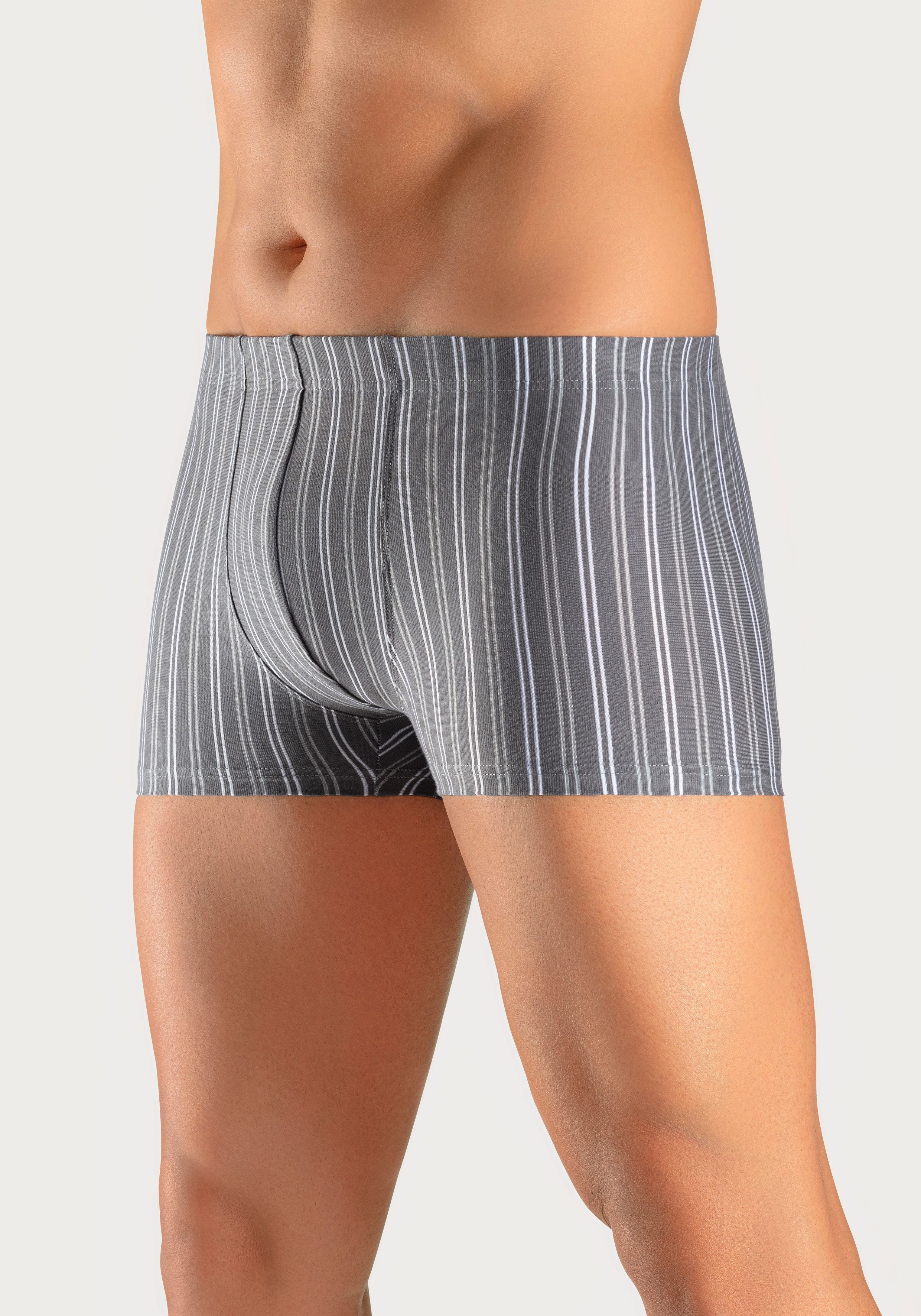 le jogger® Boxershort voor heren met strepen van voorgeverfd garen (set, 3 stuks)
