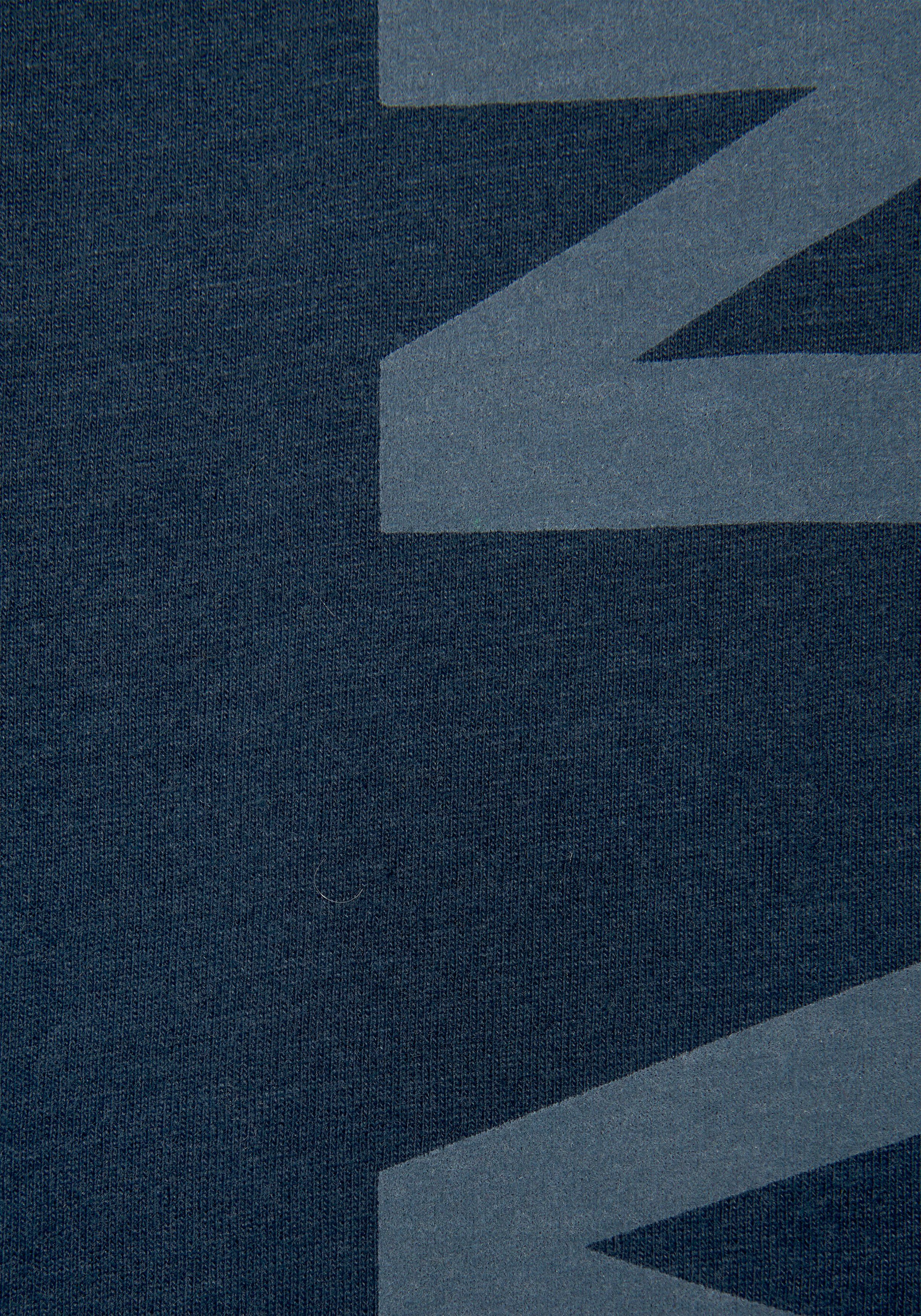 Elbsand Longsleeve TINNA met logoprint op de rug, shirt met lange mouwen van een katoenmix, sportief-casual