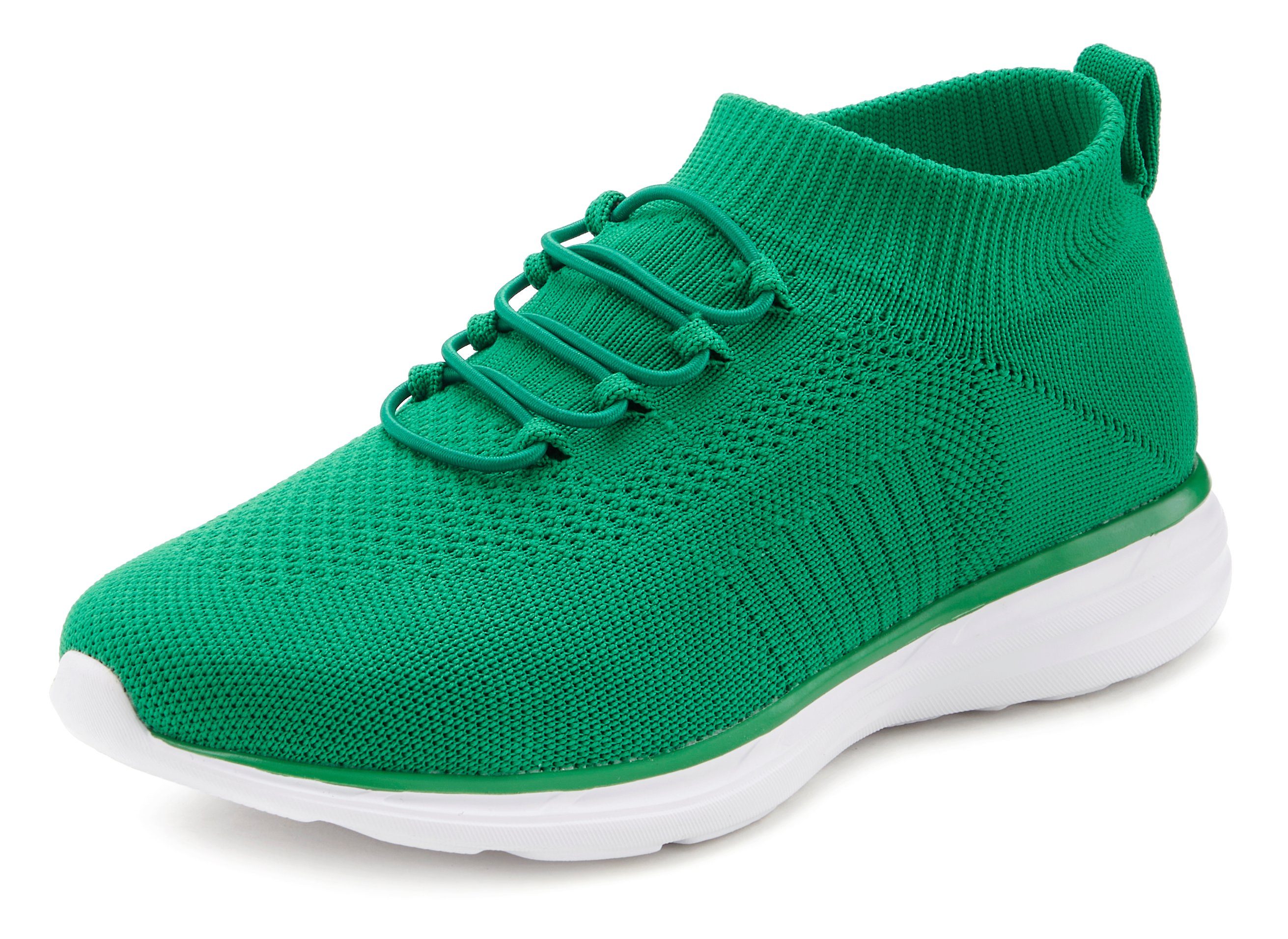 Lascana Sneakers Slipper, lage schoen, ultralicht en comfortabel om in te slippen VEGAN