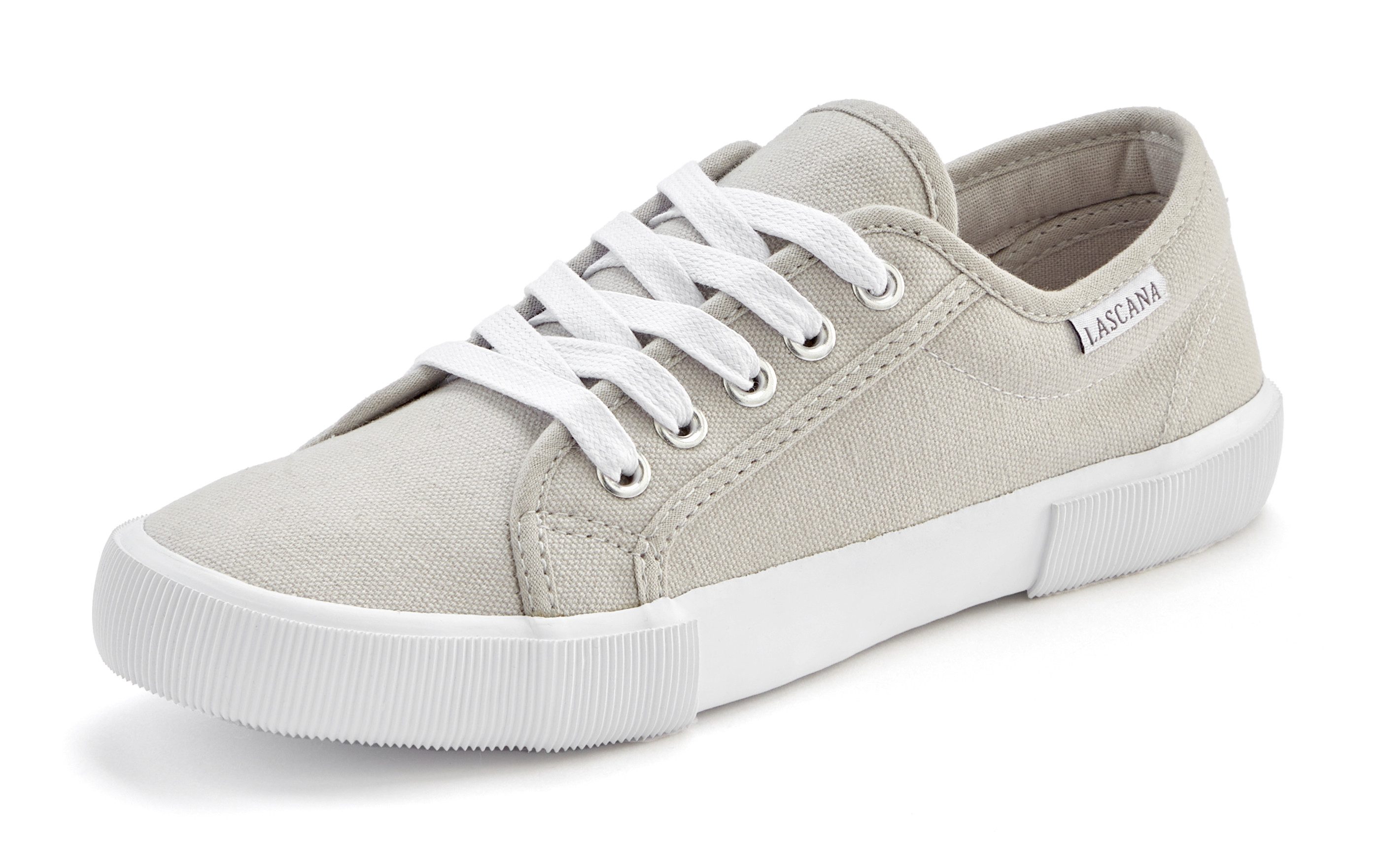 Lascana Sneakers van textiel, veterschoen, vrijetijdsschoen