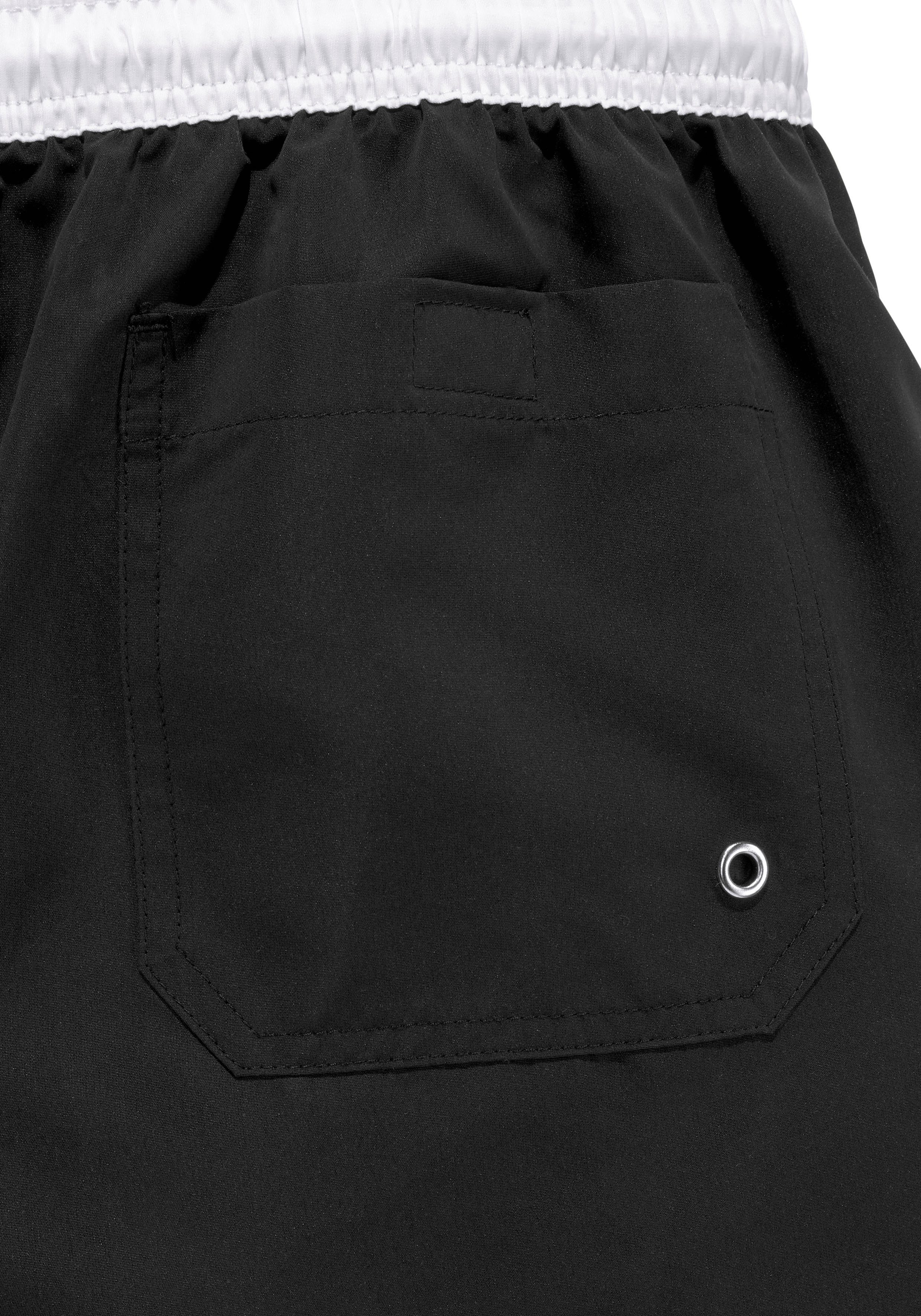 Venice Beach Zwemshort Bo met logoprint op de pijp