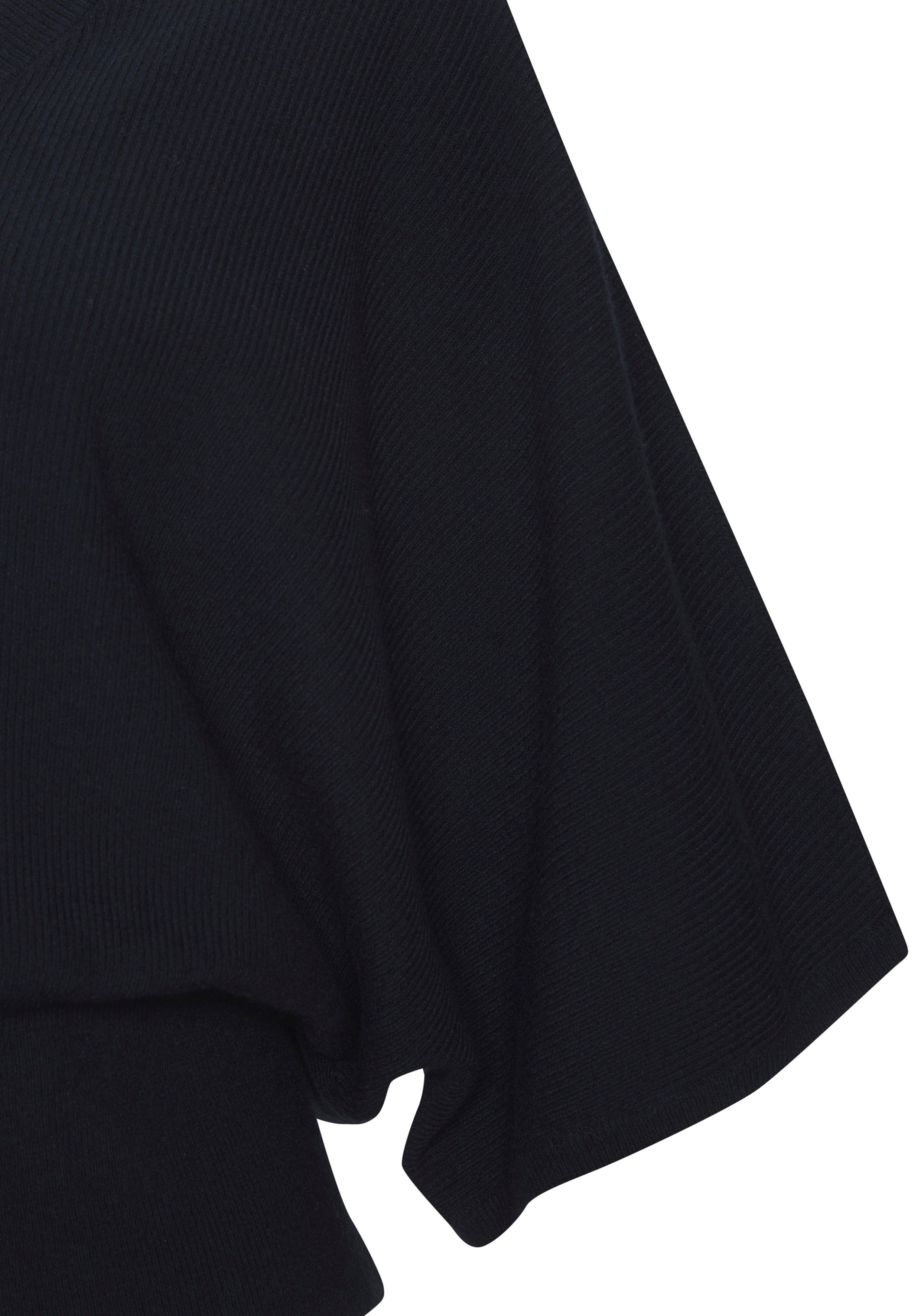 Copenhagen Studios Shirt met vleermuismouwen van hoogwaardige, fijne rib, loungewear