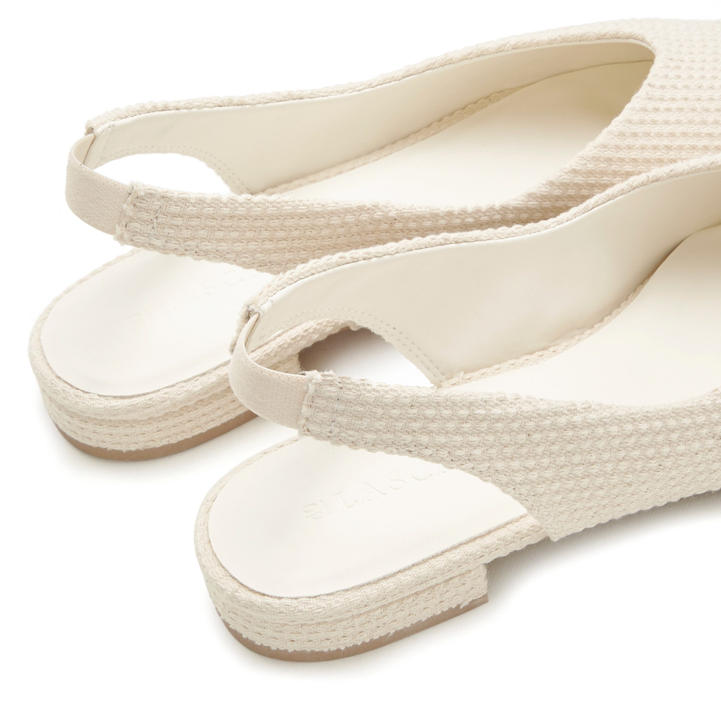 Lascana Ballerina's , sling-ballerina met elastische band van textiel vegan