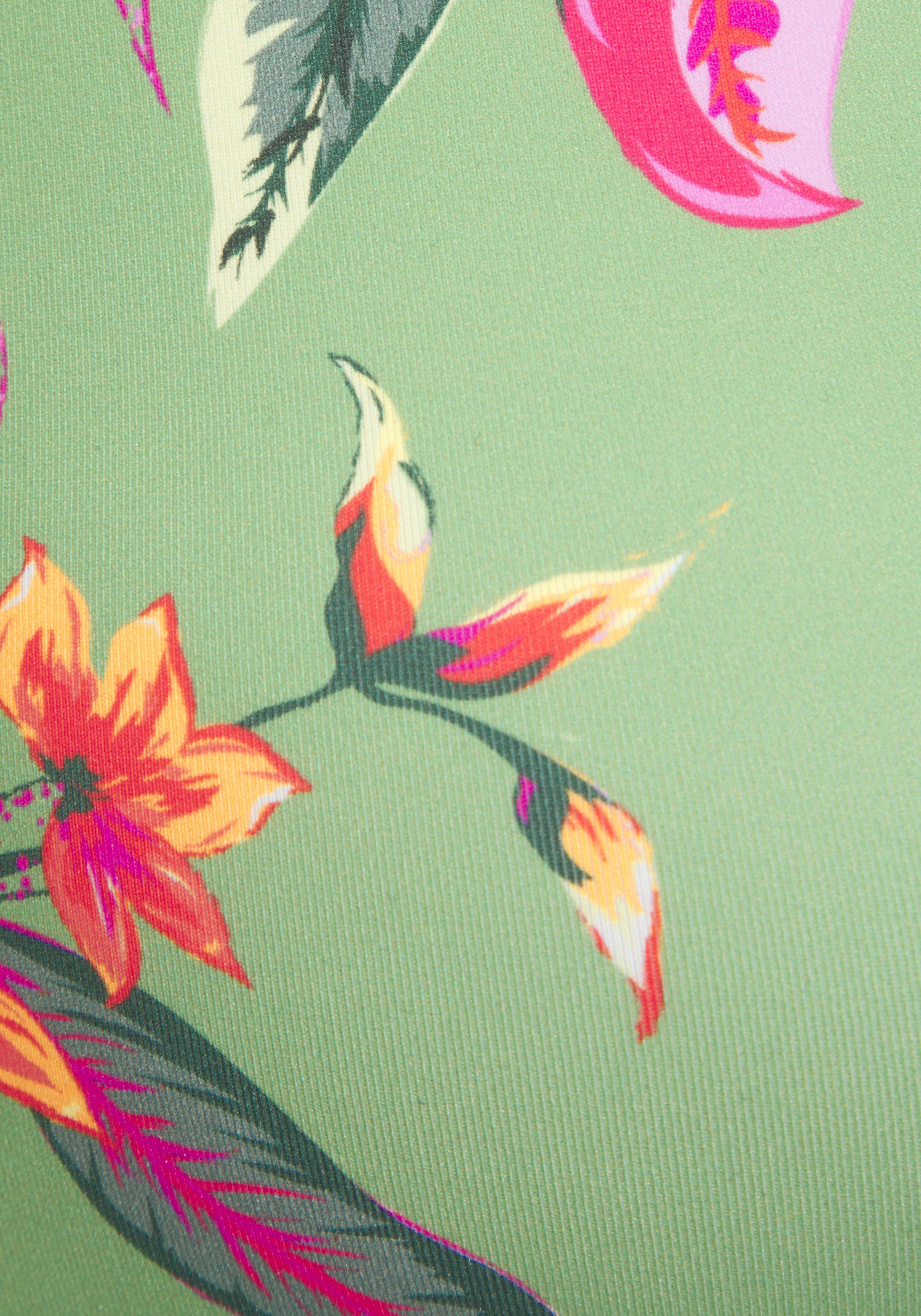 Lascana Triangel-bikinitop MALIA met tropische print