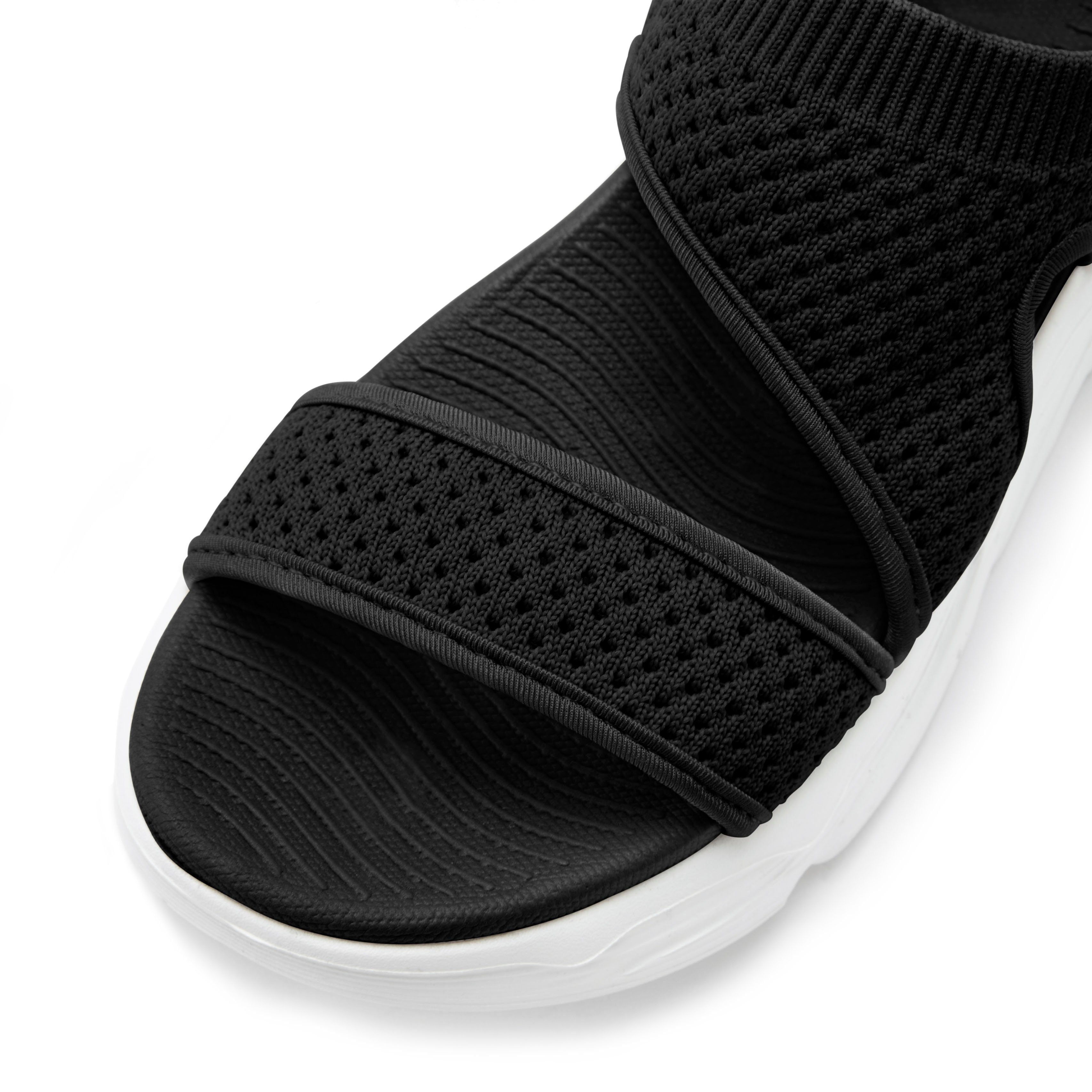 Lascana Sandalen Zomerschoen Sandalette, zomerschoen van elastisch textiel bijzonder licht VEGAN