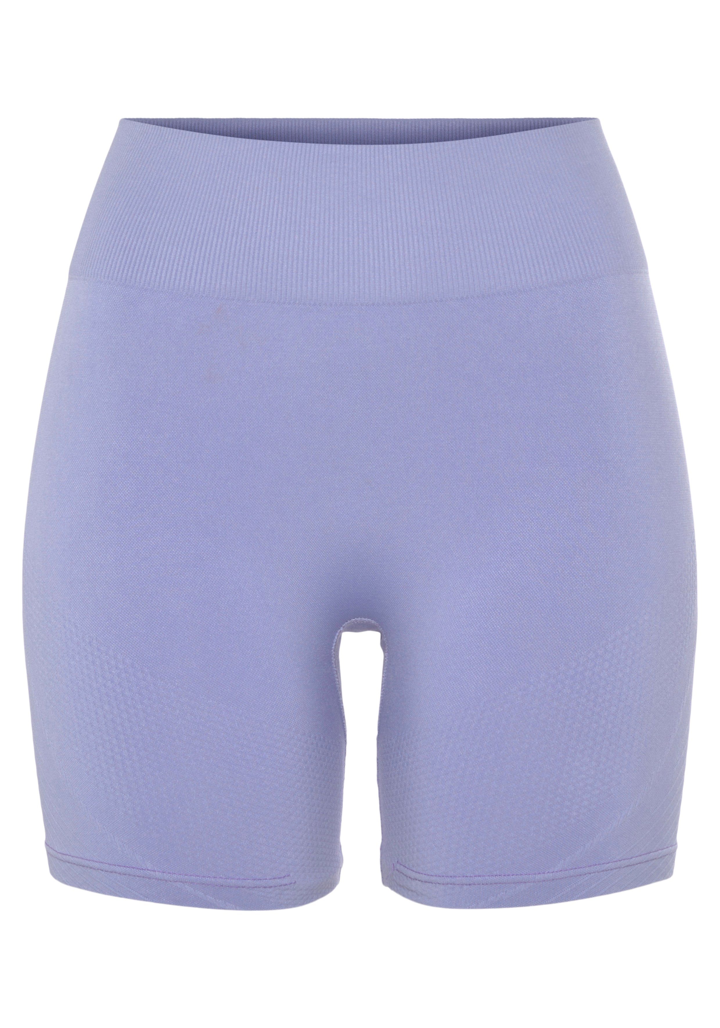 Lascana Functionele short Po Push Up met ribstructuur en shaping-effect, sportshorts