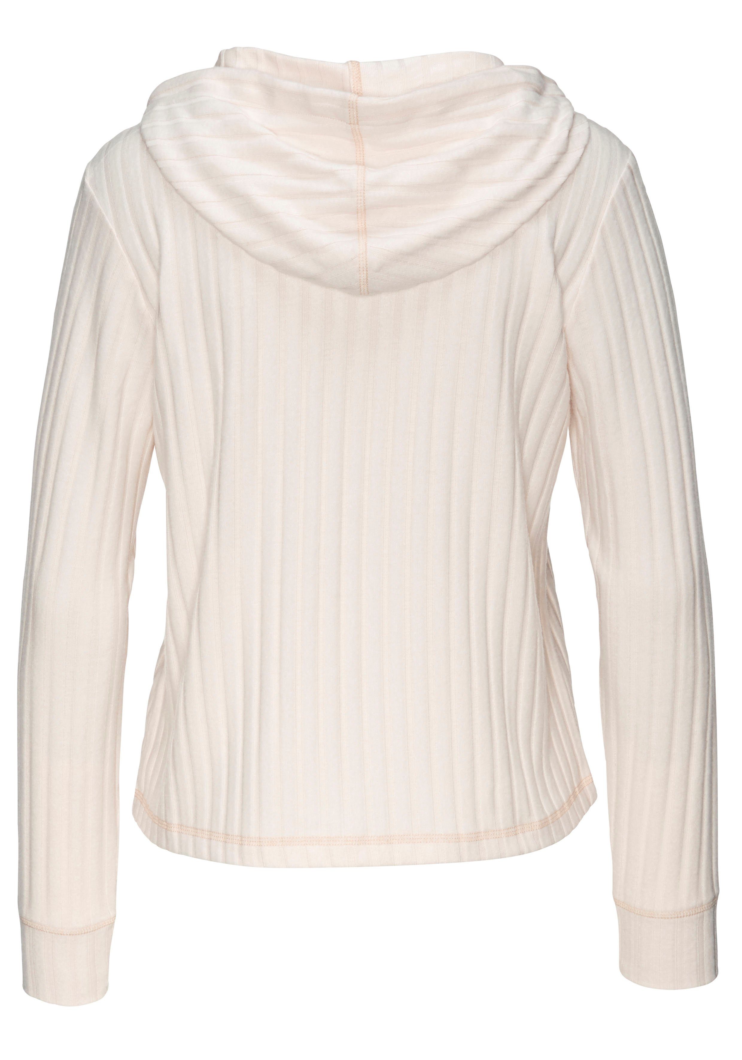 s.Oliver RED LABEL Beachwear Shirt met lange mouwen Capuchon met satijnband