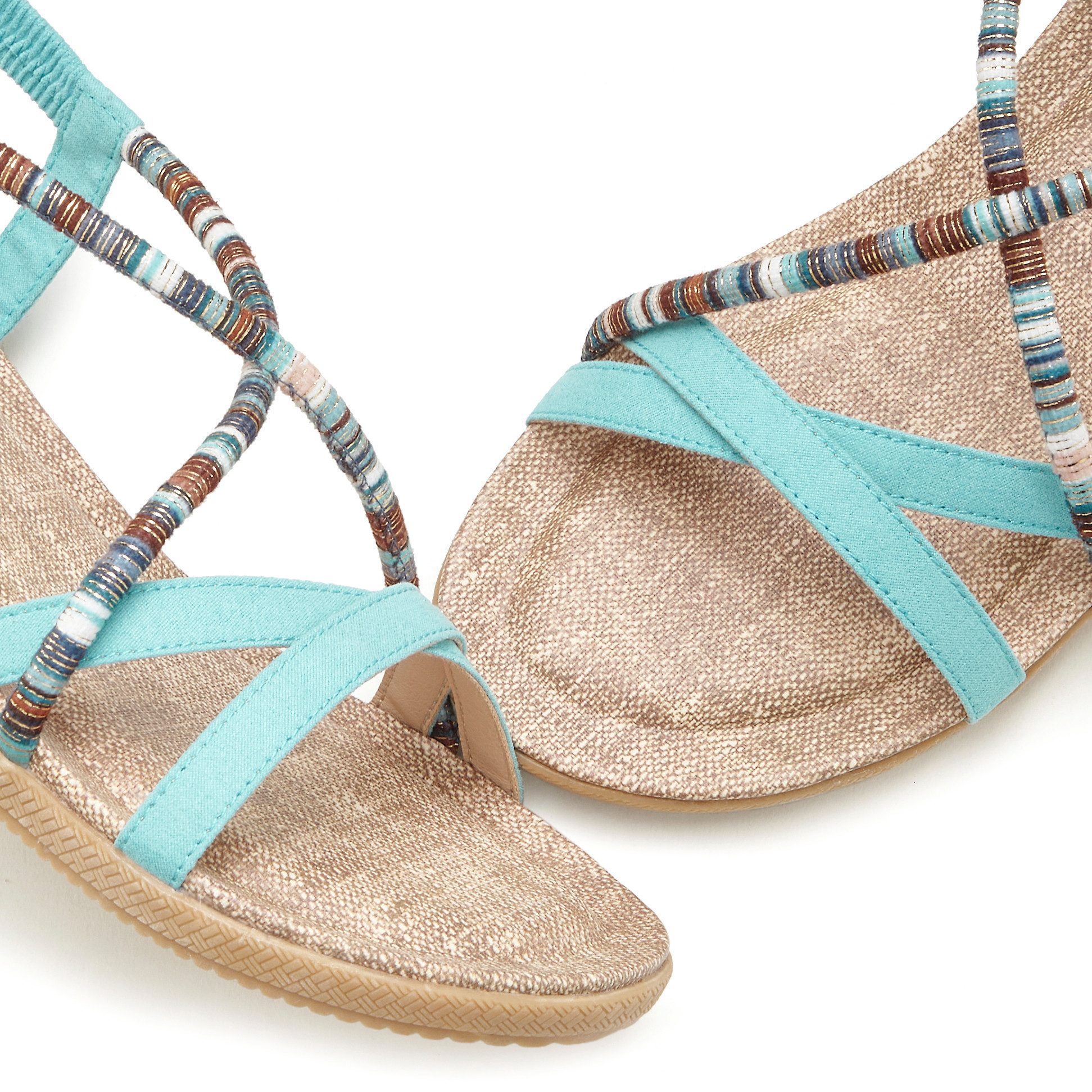 Vivance Sandalen Zomerschoen met subtiele sierdetails, sandaal, zomerschoen vegan