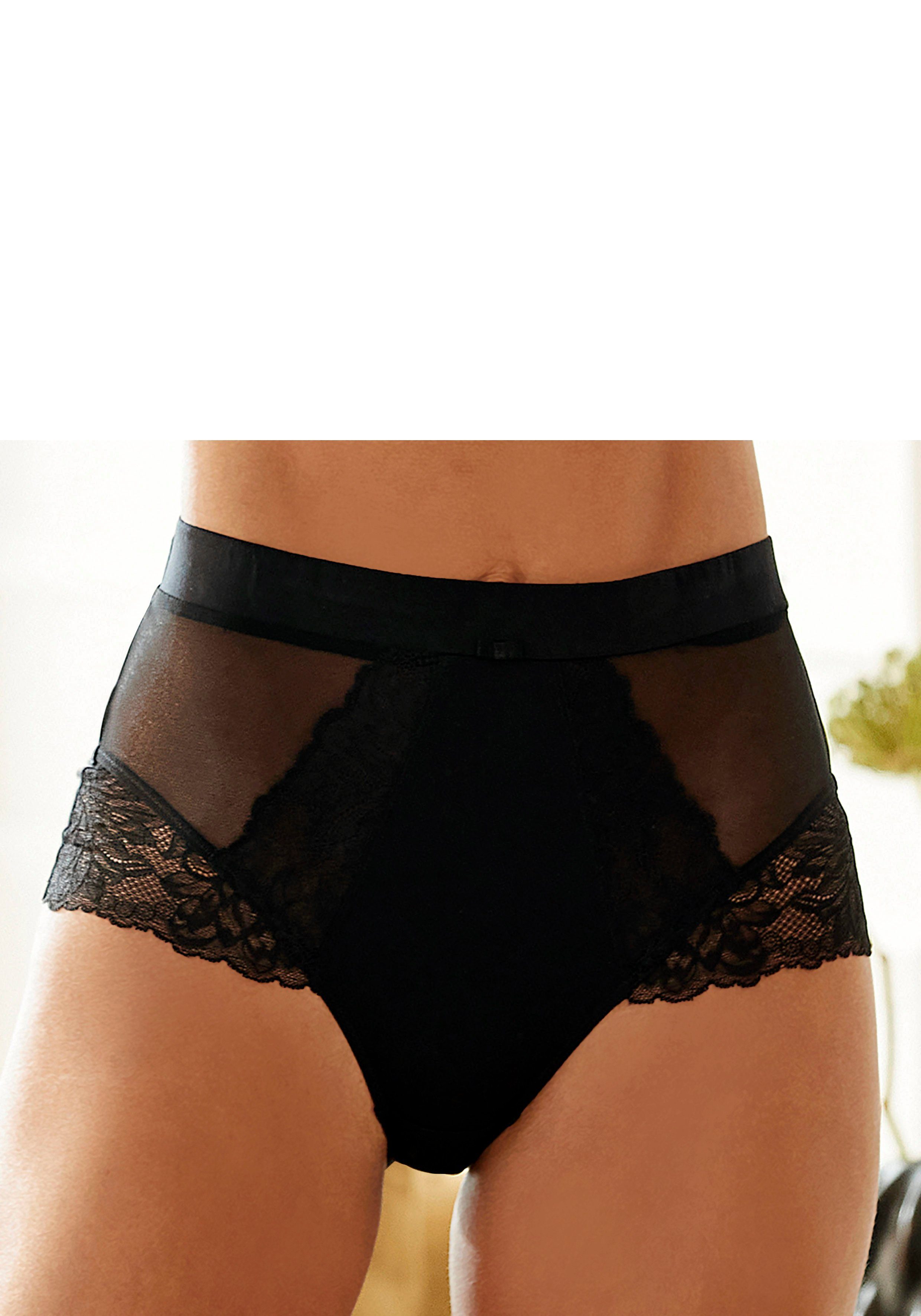 Nuance Tailleslip Ilara met inzetten van soft mesh en kant