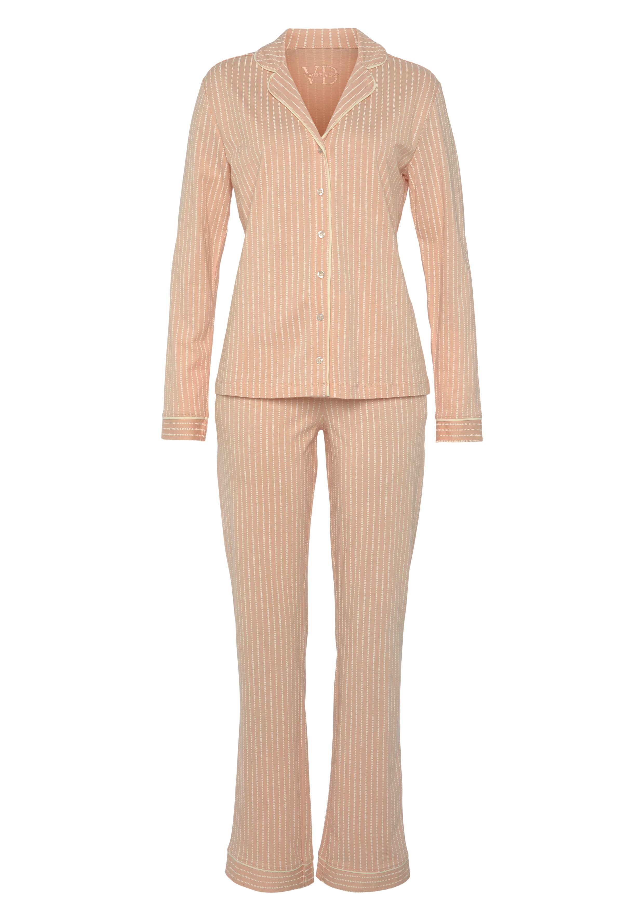 Vivance Dreams Pyjama in klassiek model (2-delig)