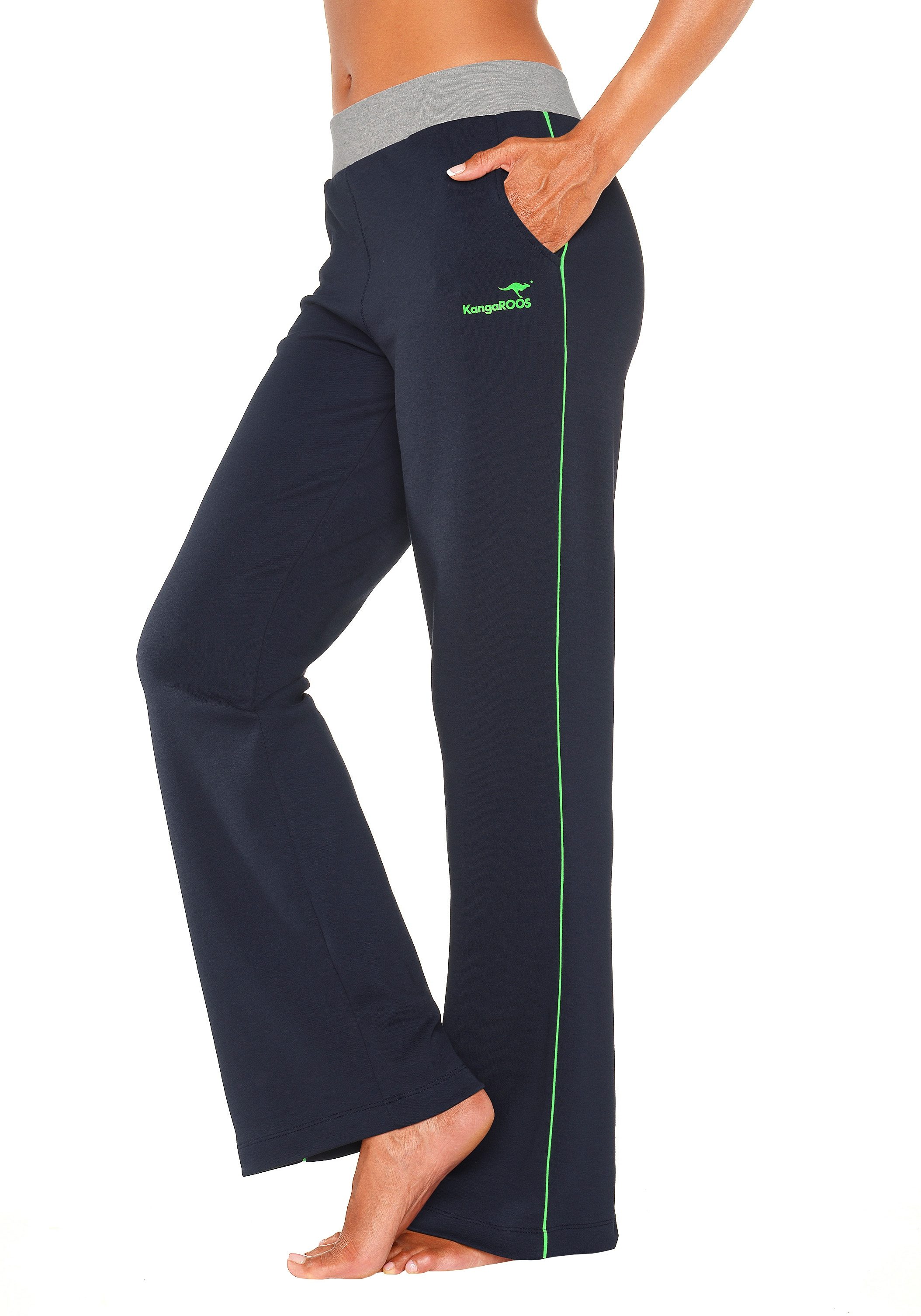 KangaROOS Relaxbroek met brede tailleband, loungewear, loungepak