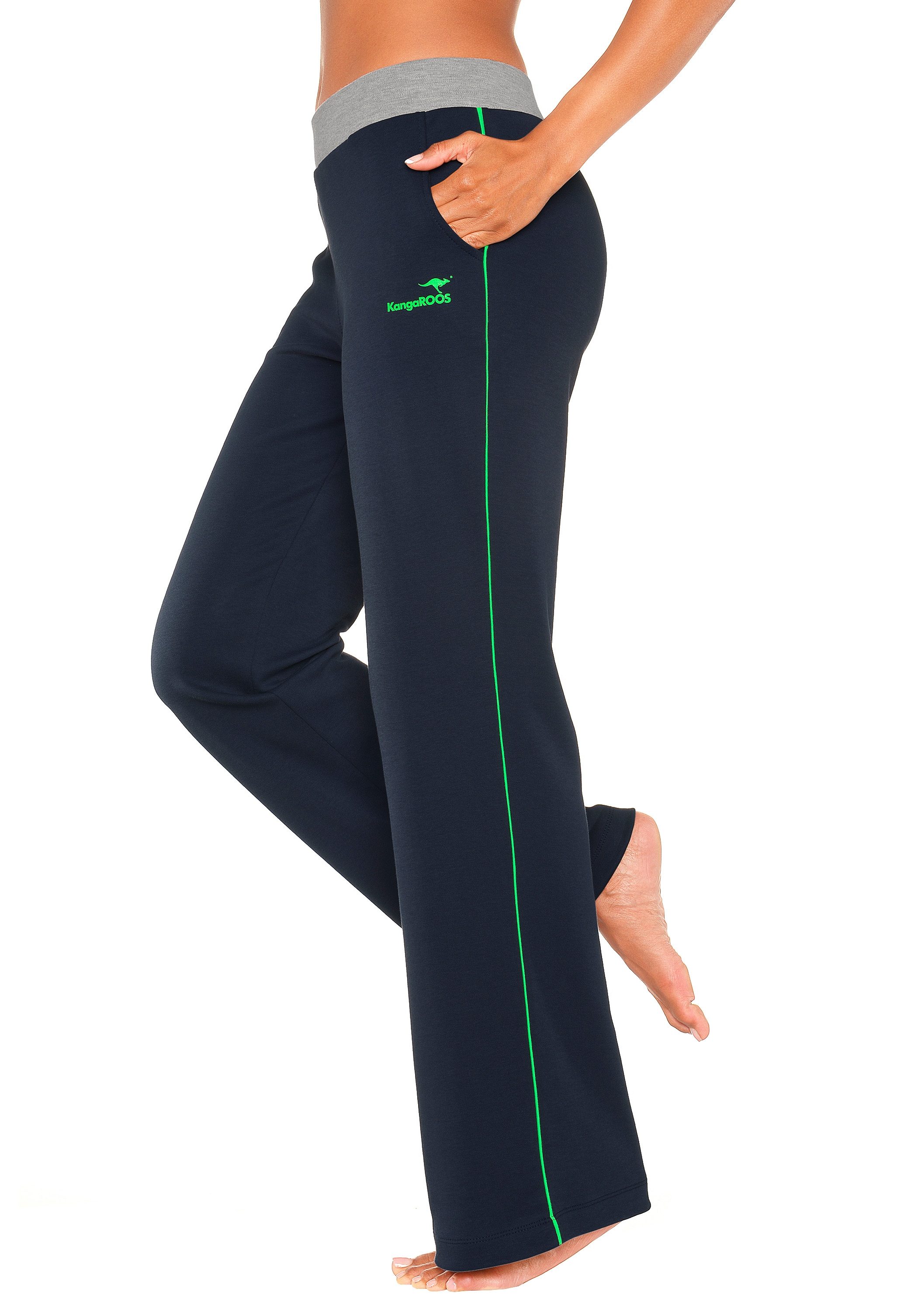 KangaROOS Relaxbroek met brede tailleband, loungewear, loungepak