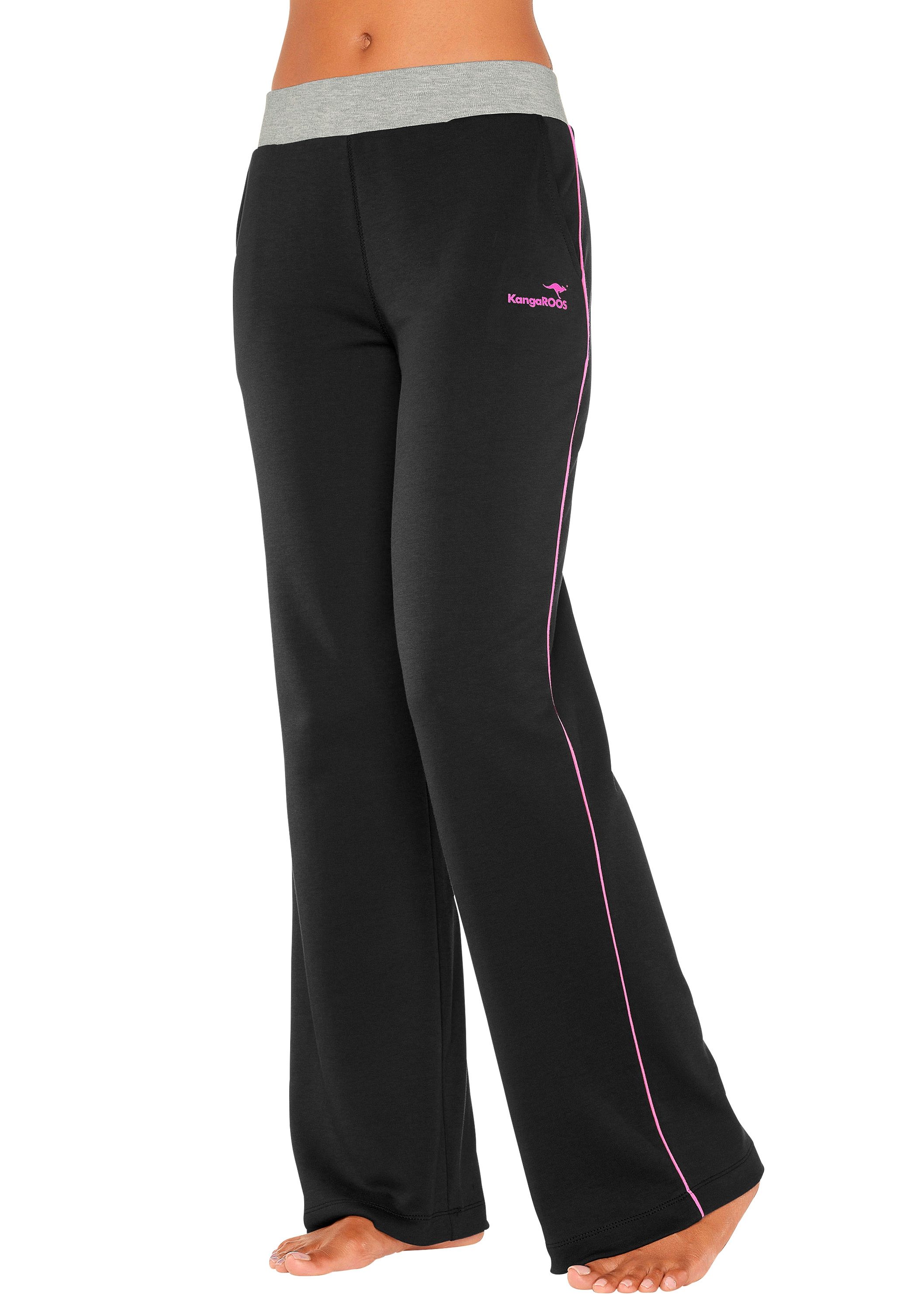 KangaROOS Relaxbroek met brede tailleband, loungewear, loungepak