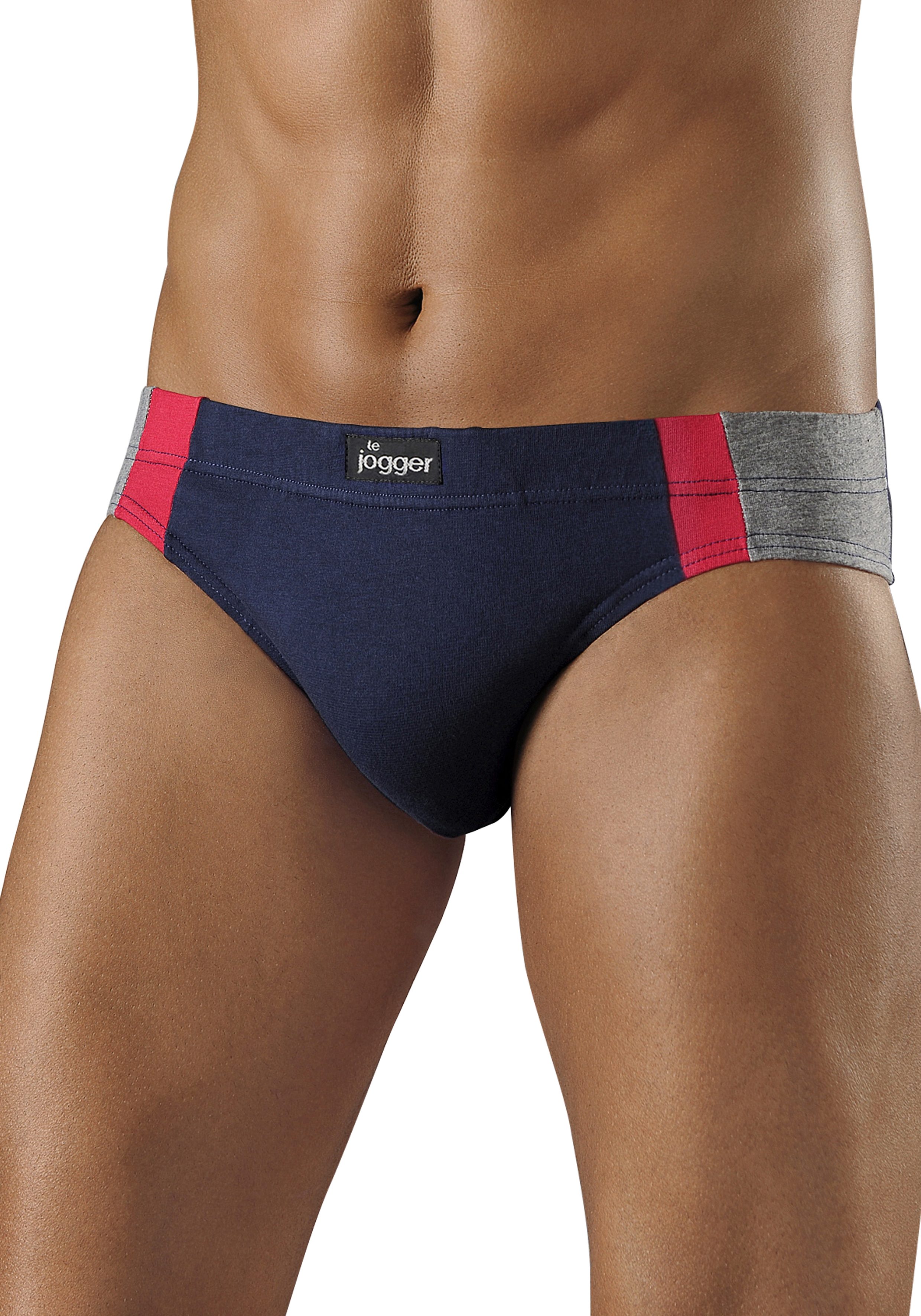le jogger® Slip optimale pasvorm door katoen-stretch (set, 4 stuks) heren maat 6 multicolor