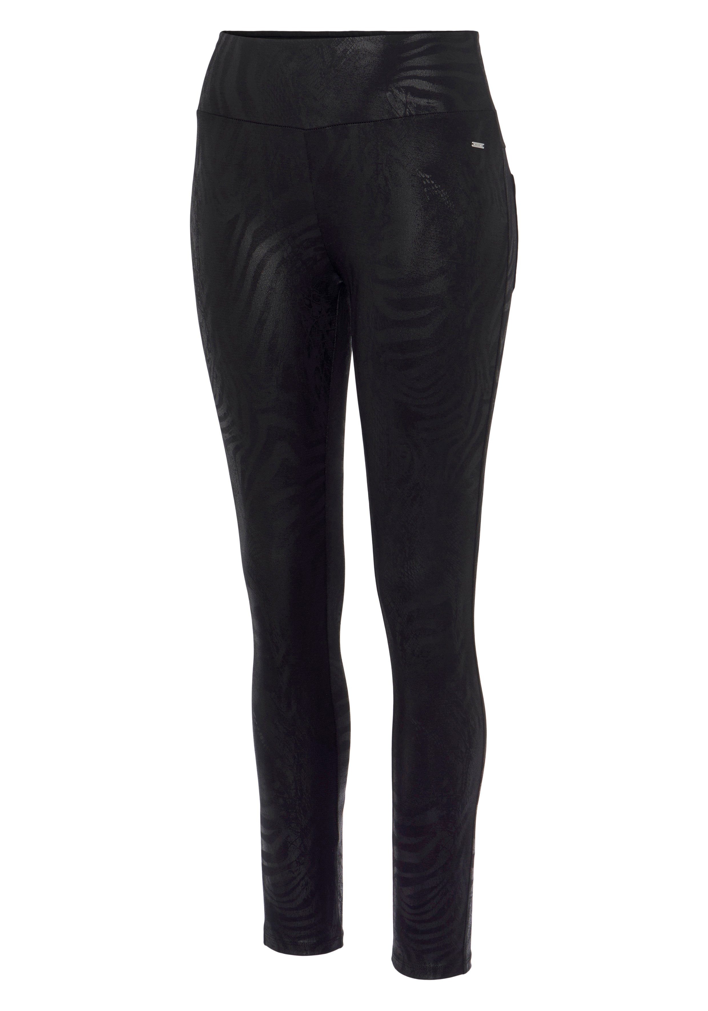 Lascana Legging met tonale print