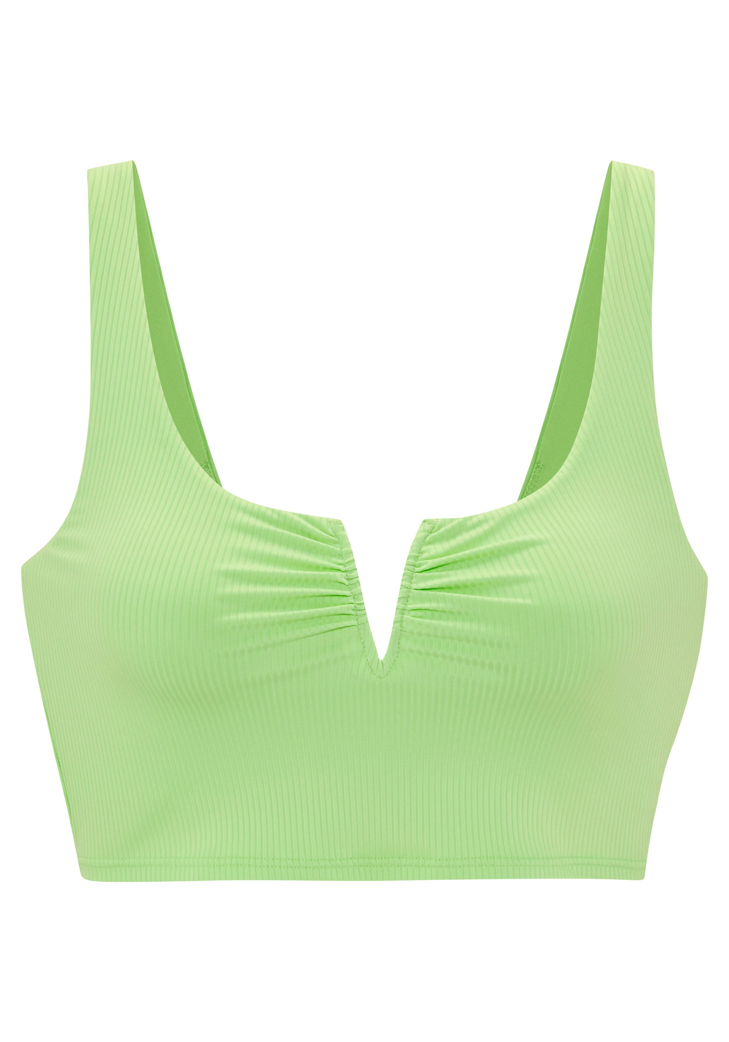 Venice Beach Crop-bikinitop Lucky met v-beugel detail voor