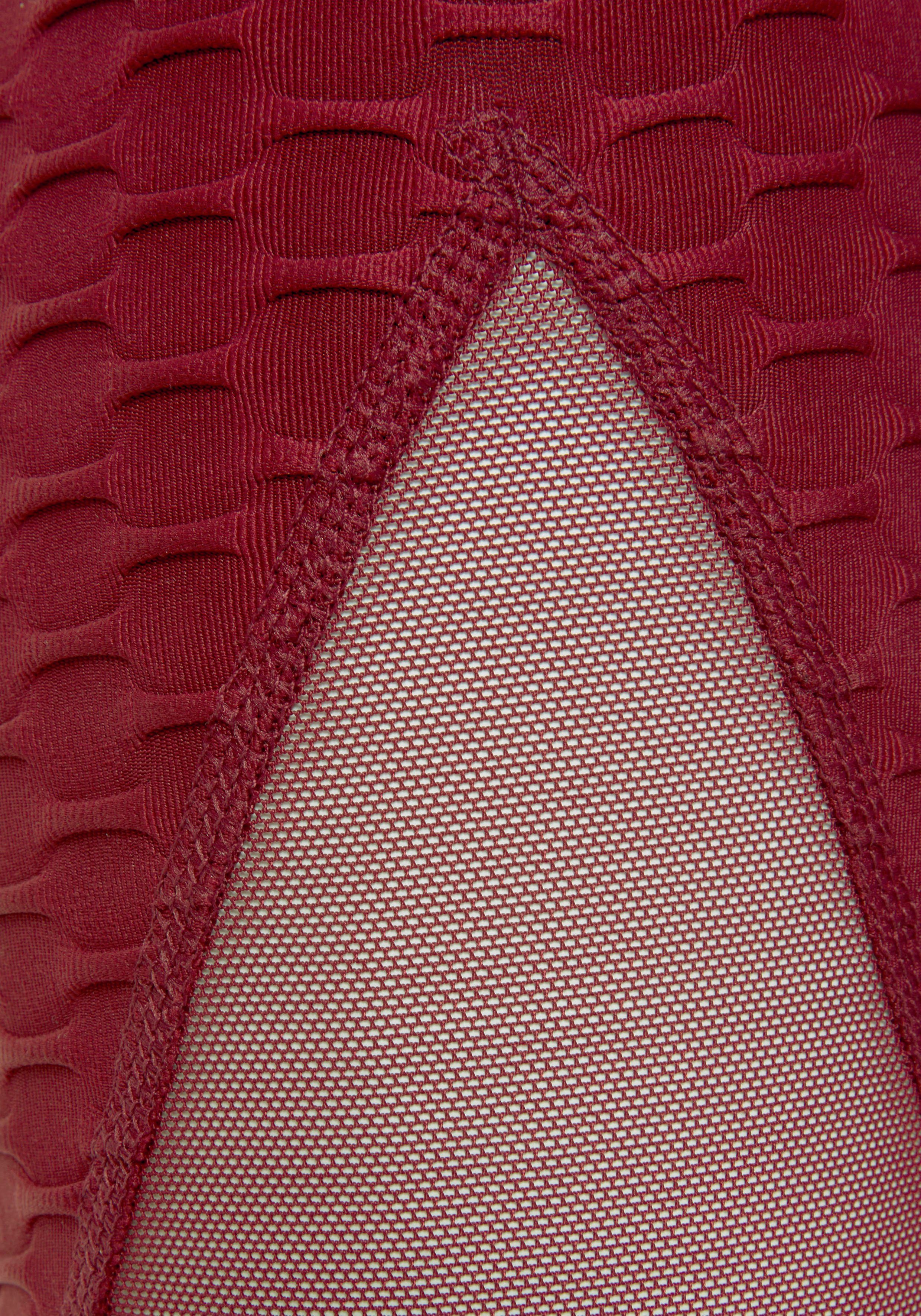 vivance active Functionele legging met honingraatdesign en meshinzet