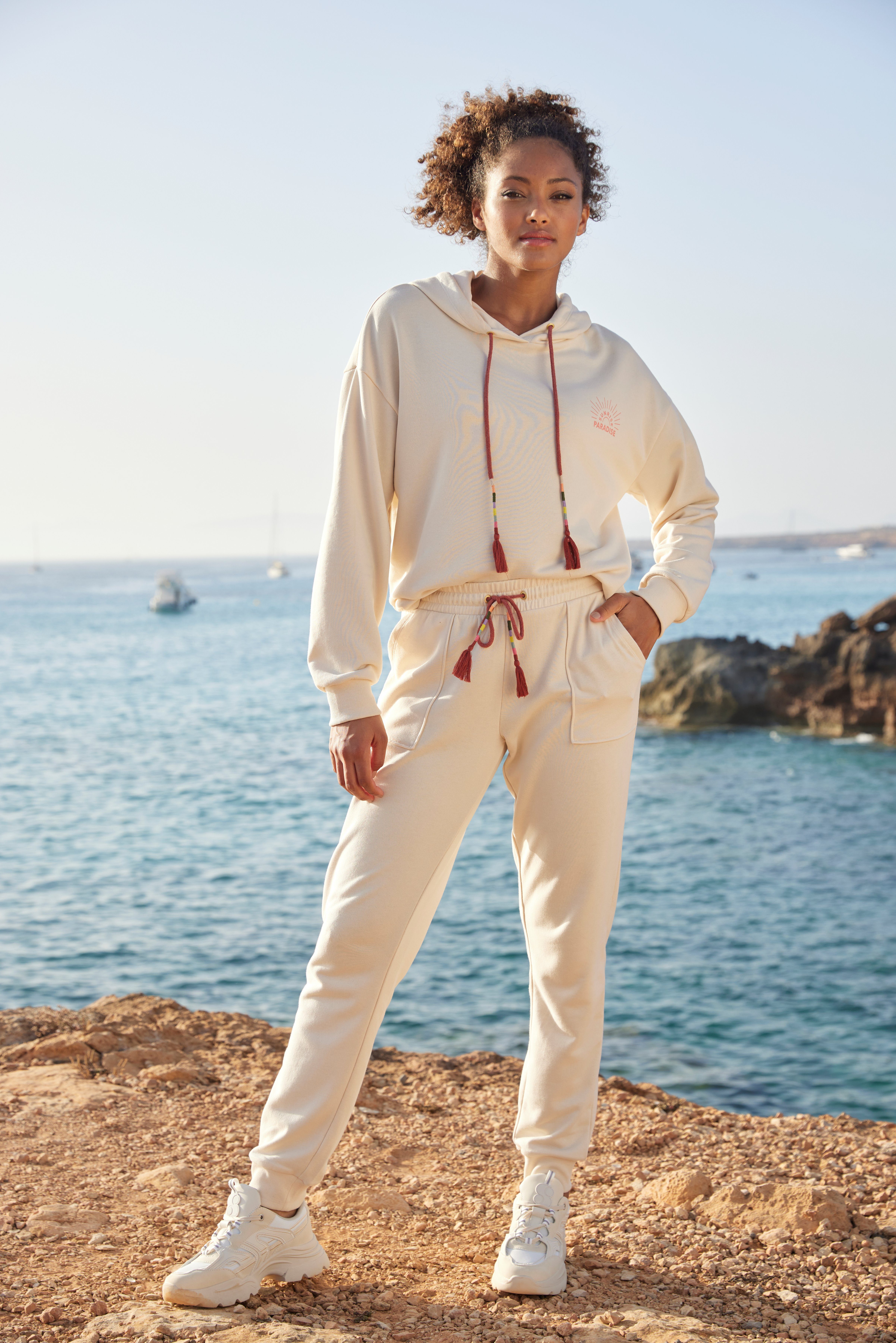 Vivance Hoodie Capuchonsweatshirt met print, loungewear
