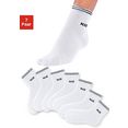 h.i.s korte sokken met frotté (7 paar) wit