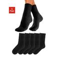 lavana wellness-sokken ideaal als alternatief voor pantoffels (5 paar) zwart