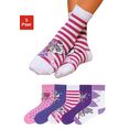h.i.s sokken in 5 kleurrijke designs (5 paar) multicolor