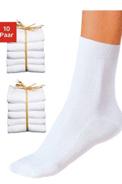 go in basic sokken unikleur (10 paar) wit