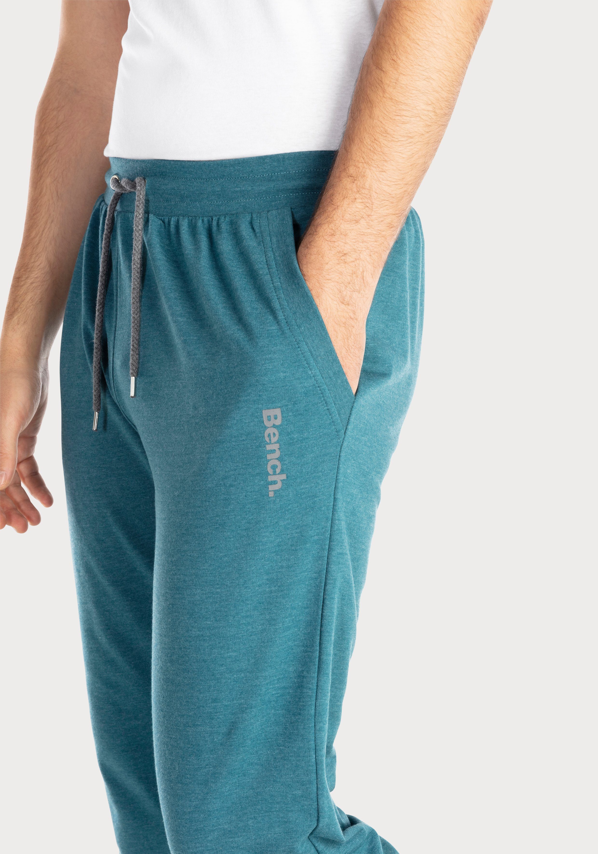 Bench. Loungewear Joggingbroek Joggingbroek met koord, van katoenmix