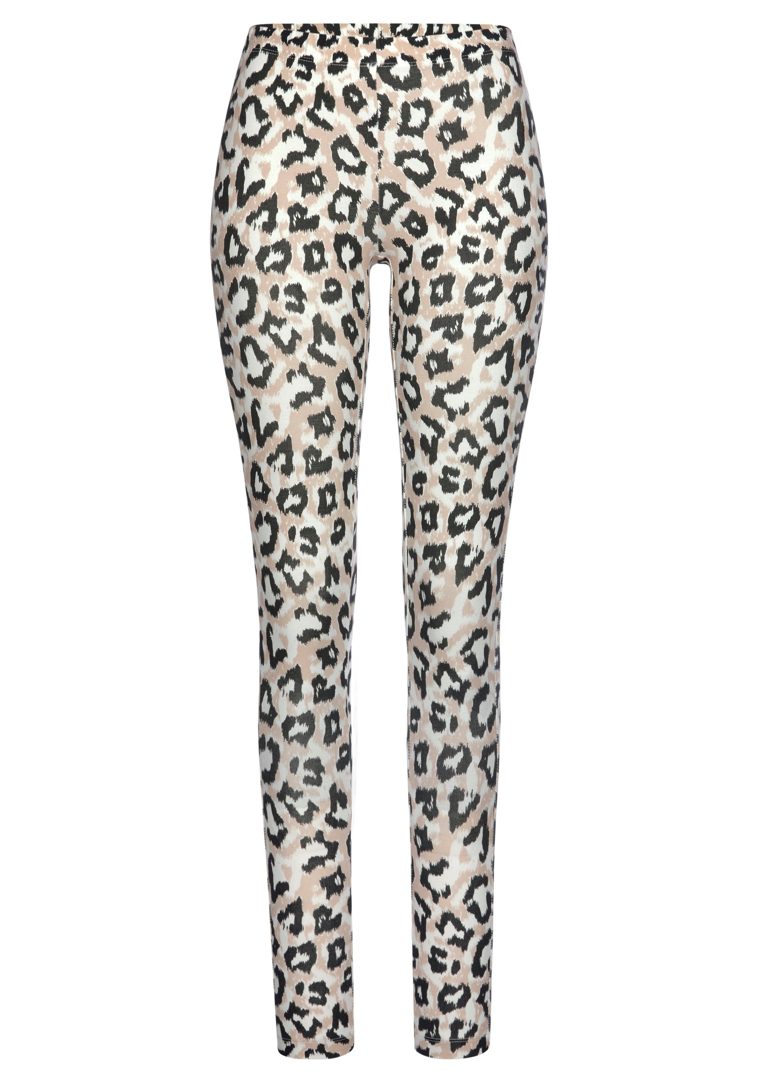 Lascana Pyjamabroek in zachte stretchkwaliteit pyjama's maat 44/46 beige